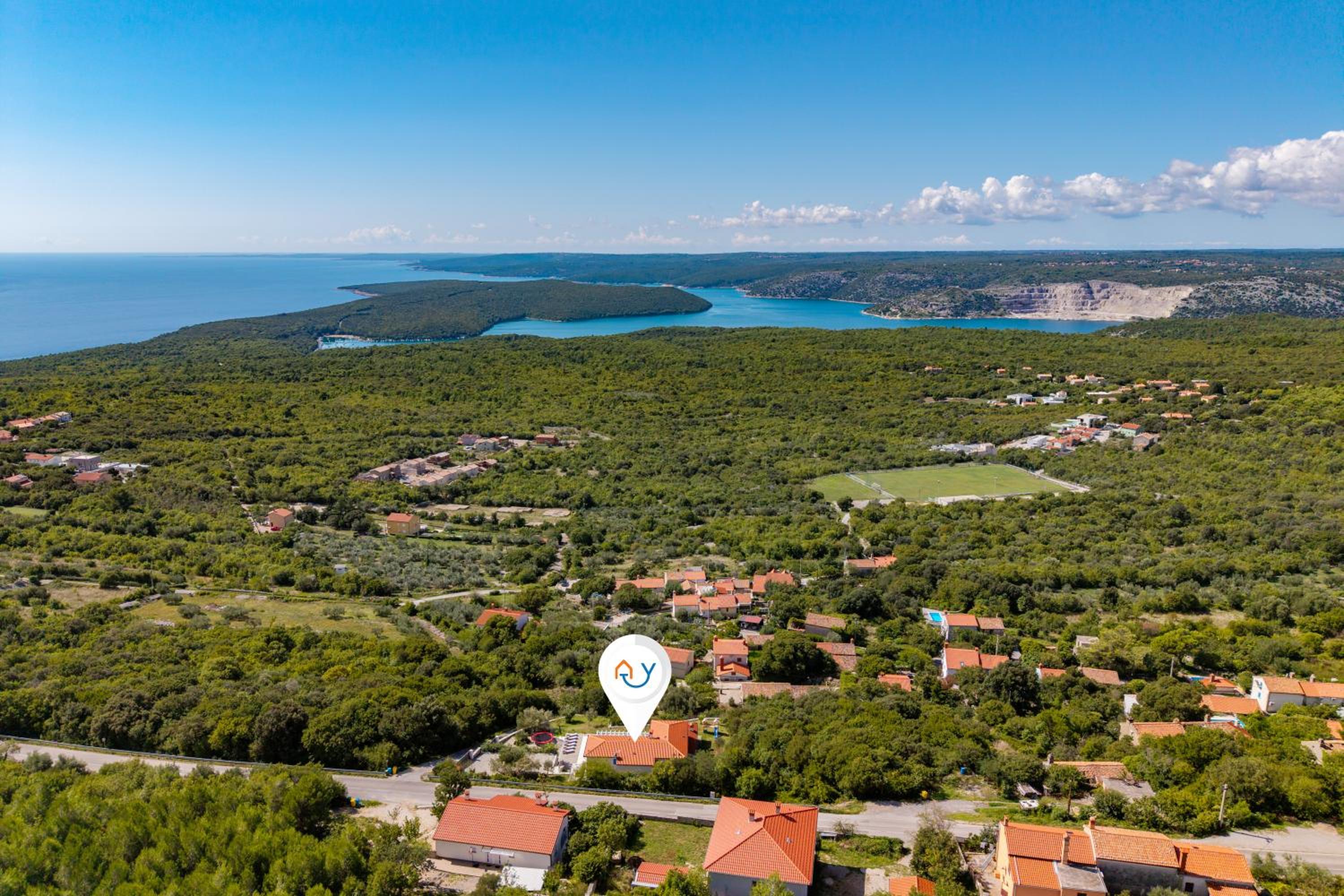 Sea View Villa Luka with Pool