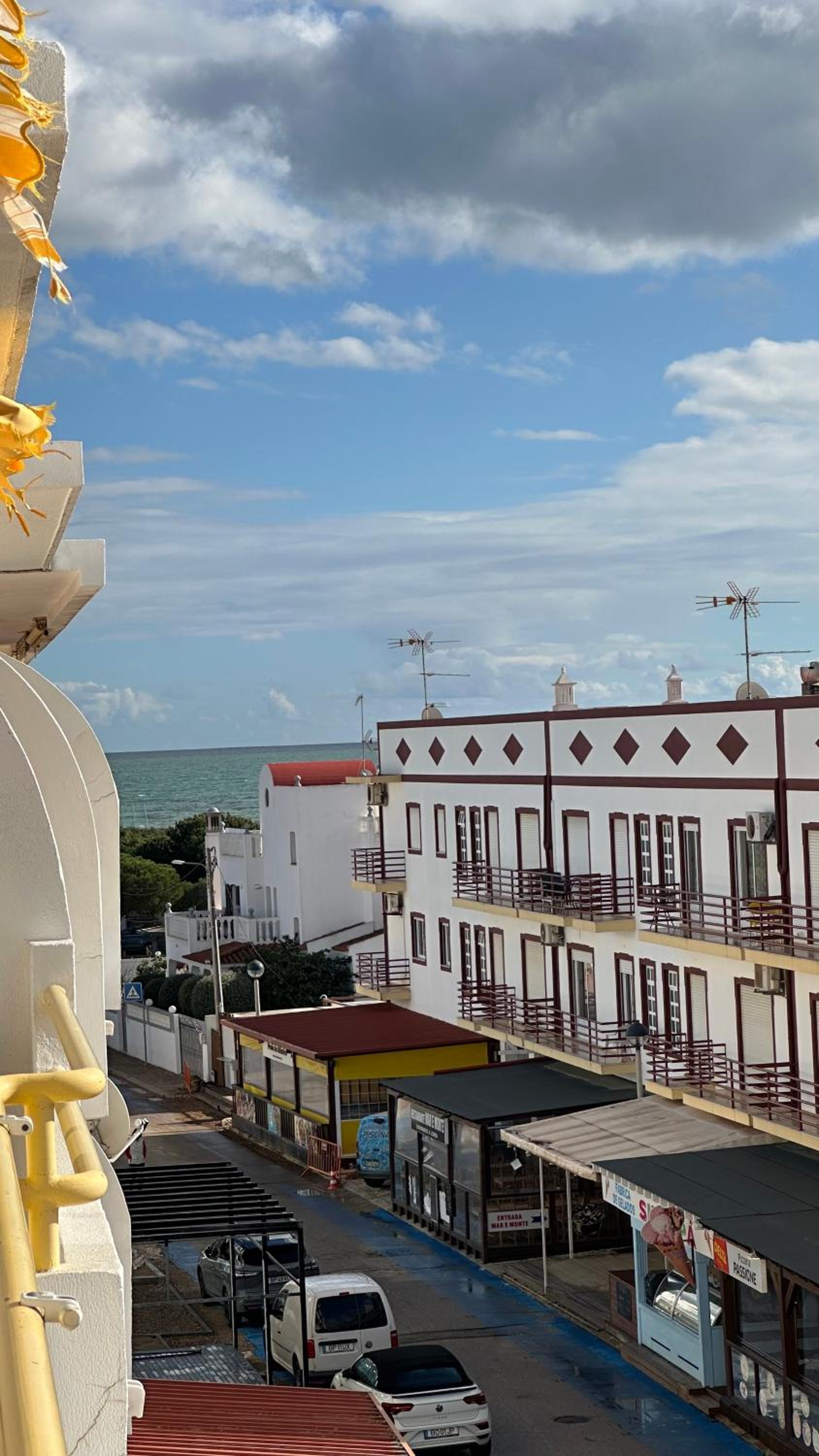 Sea View Apartment in Altura, Algarve 300m from Beach and Town Center