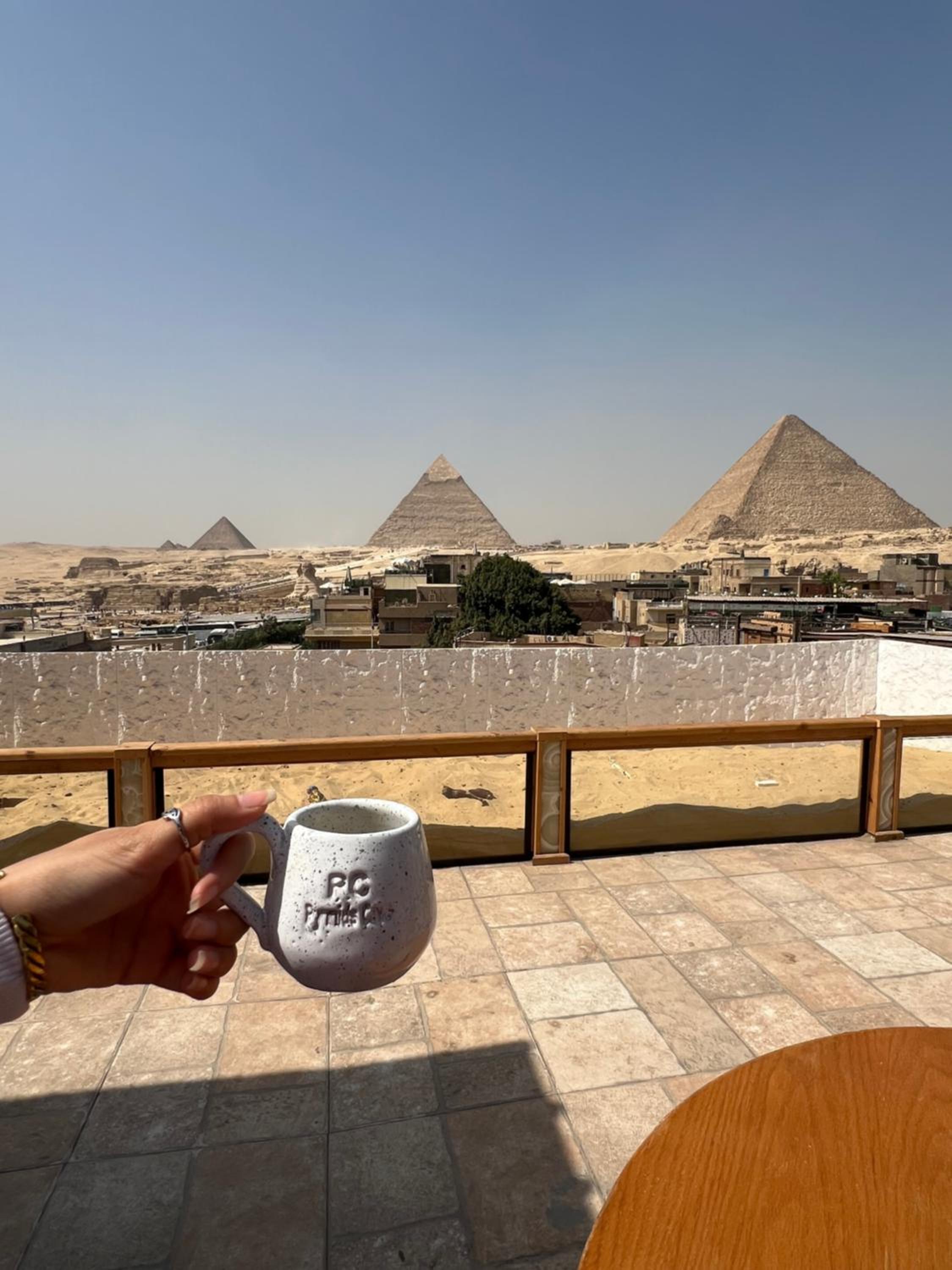 Pyramids Top view inn