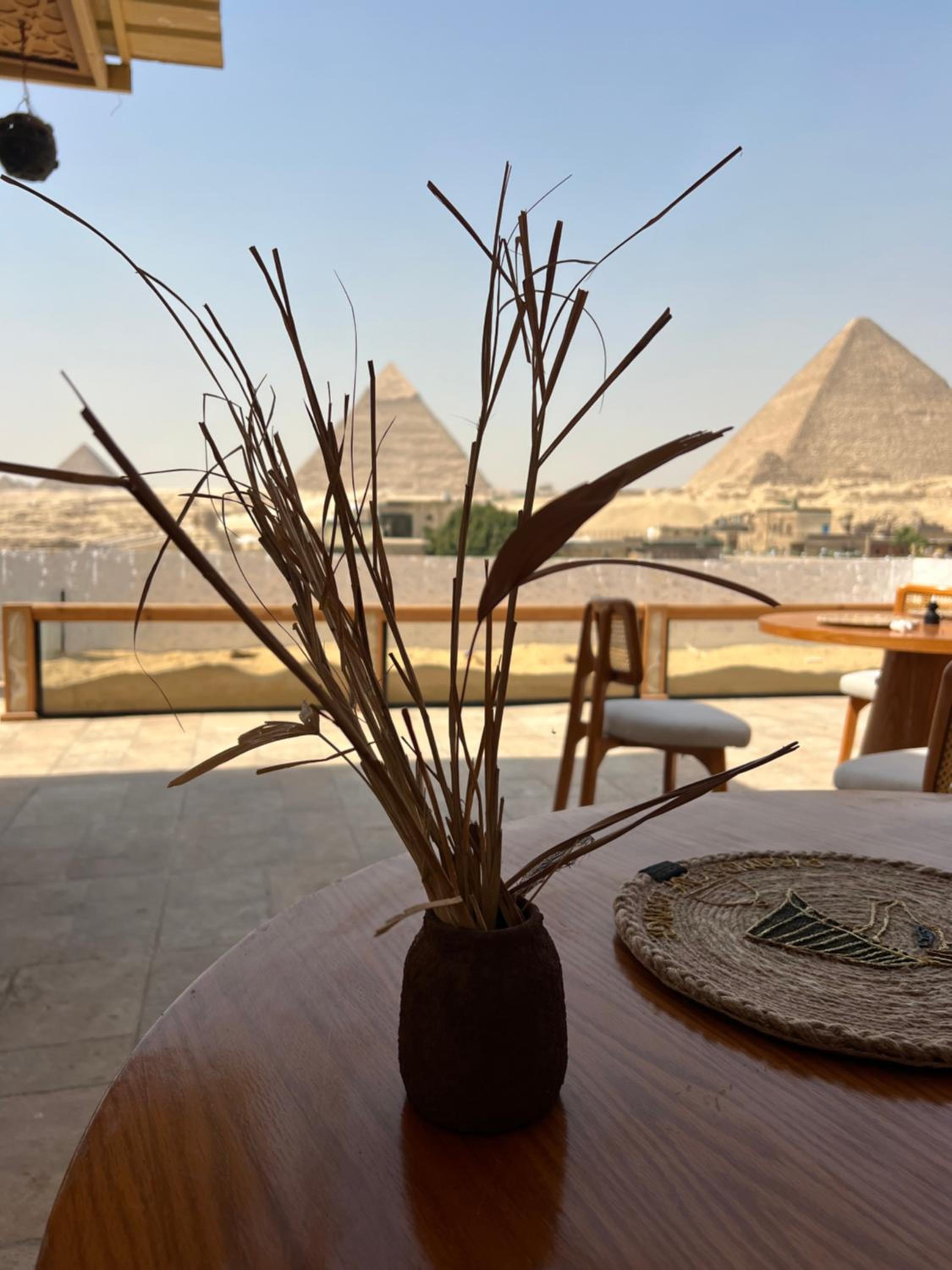 Pyramids Top view inn