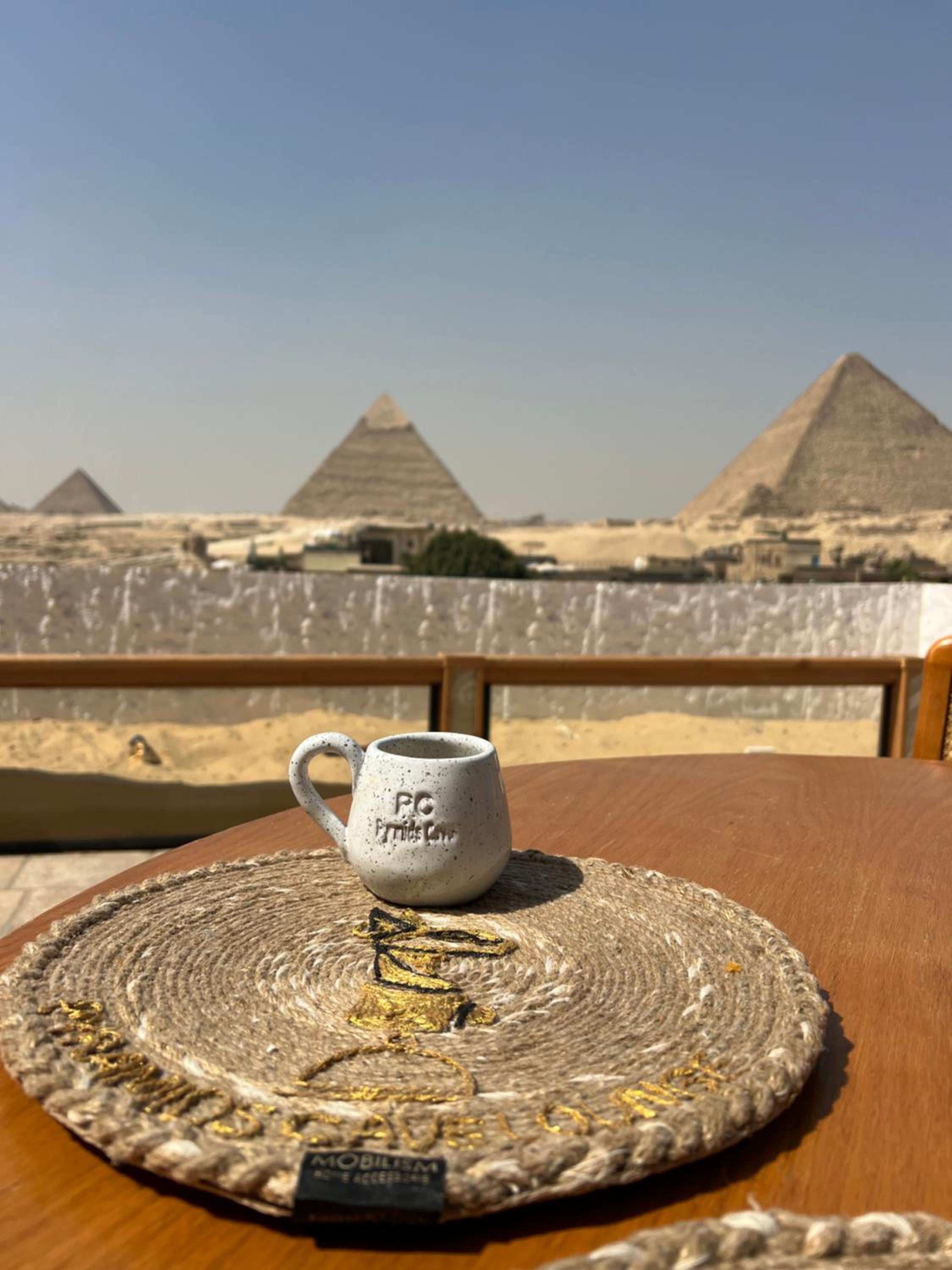 Pyramids Top view inn