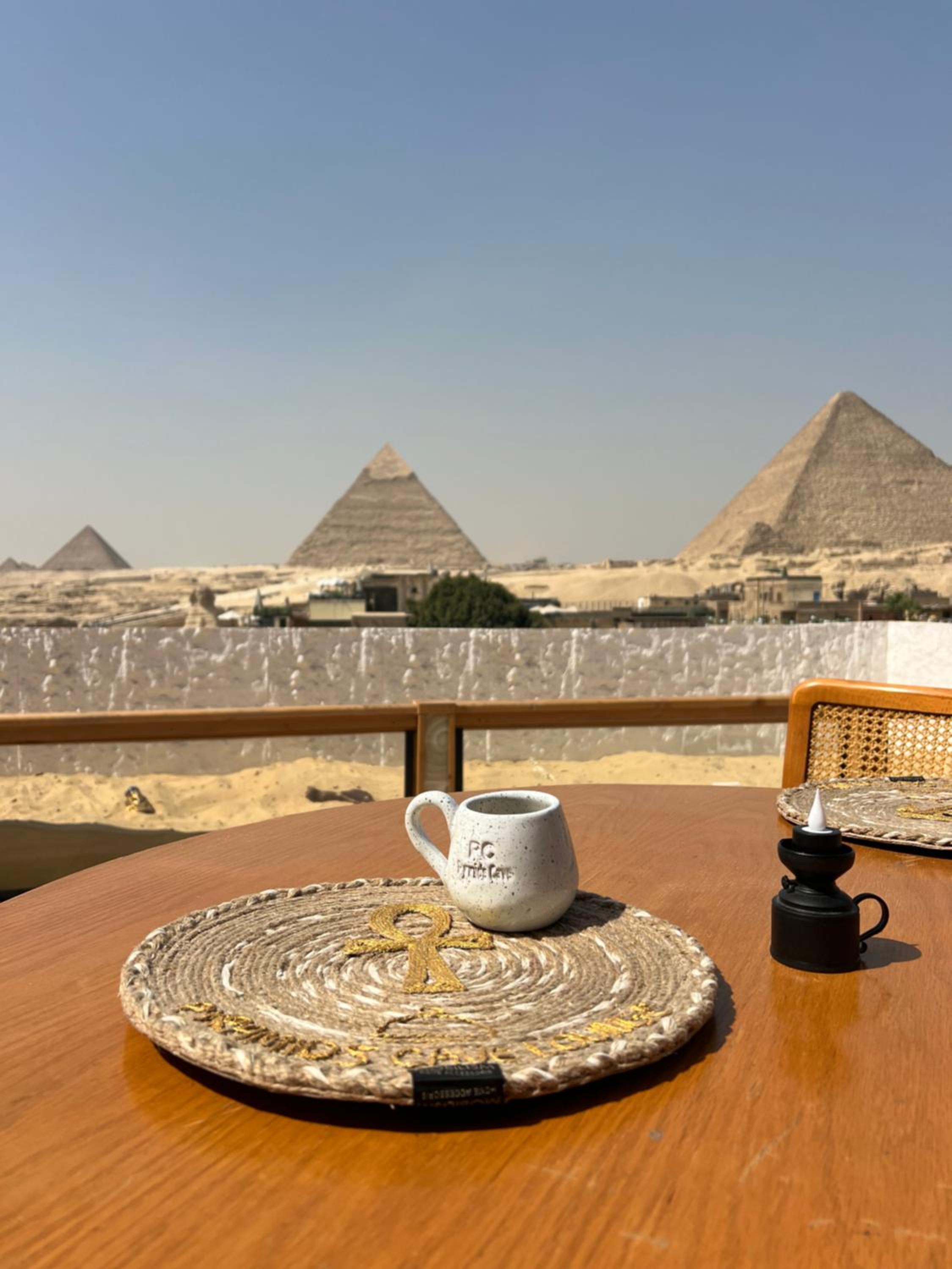Pyramids Top view inn