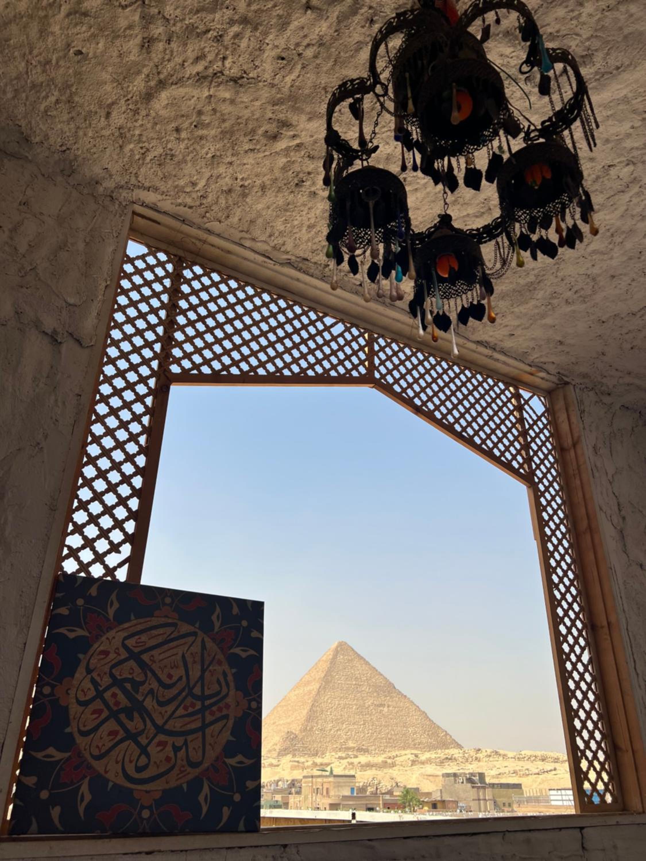Pyramids Top view inn
