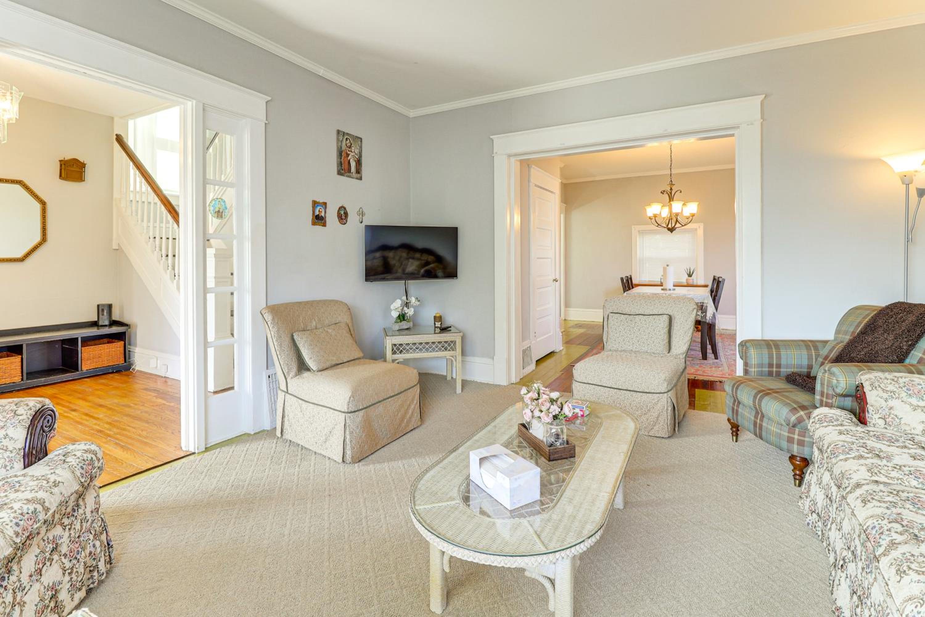1 Mi to Dtwn and Franciscan University Home with Yard