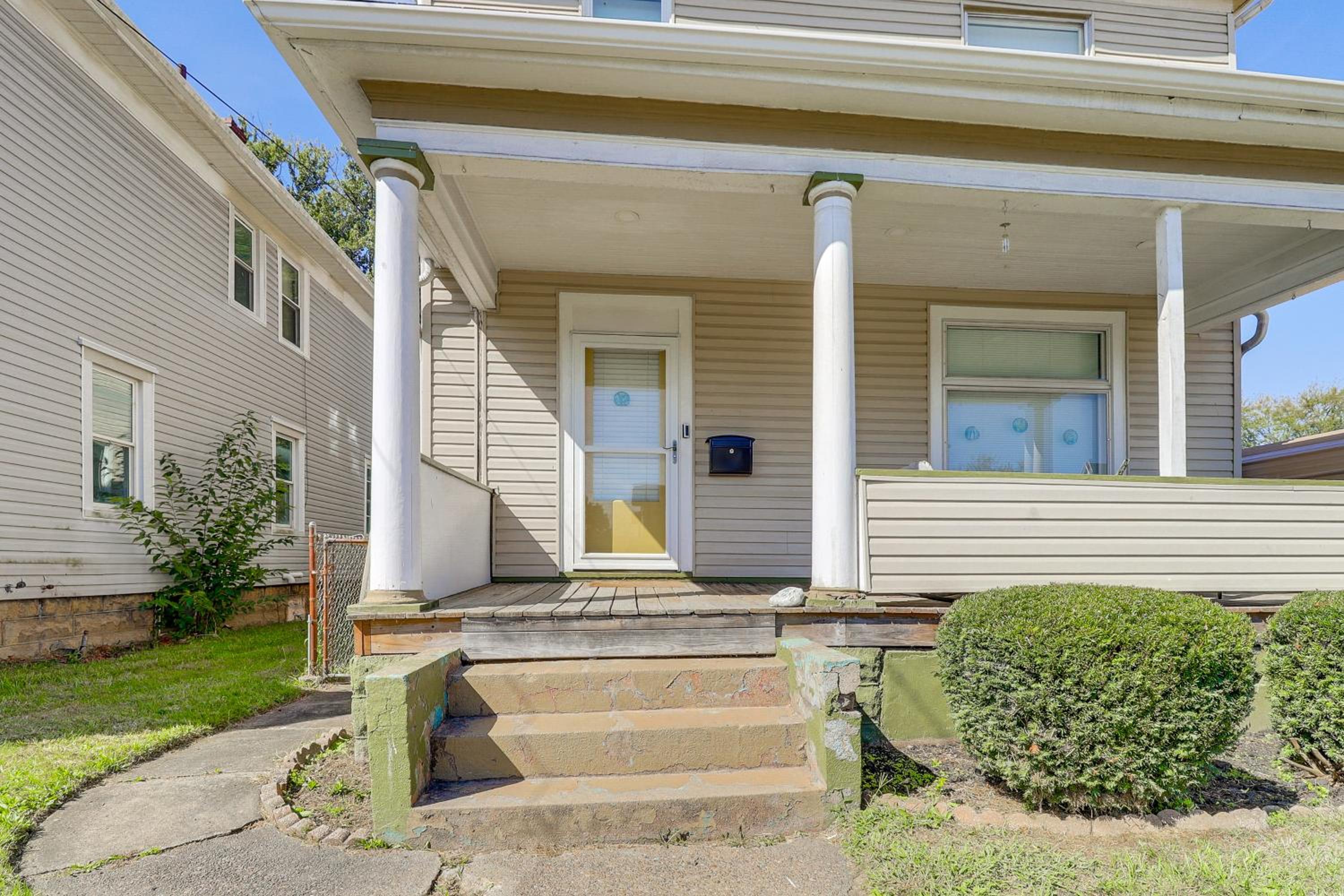 1 Mi to Dtwn and Franciscan University Home with Yard