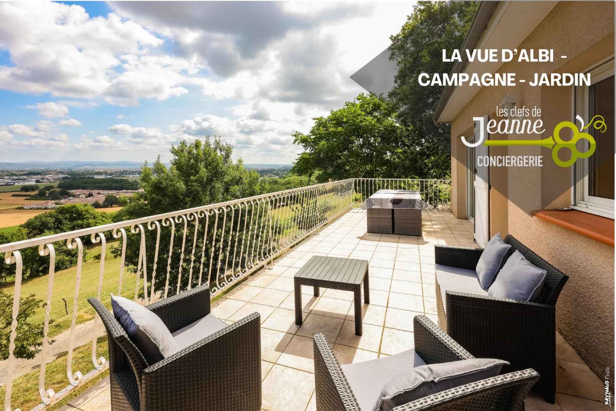 La vue d'Albi - Campagne - Jardin