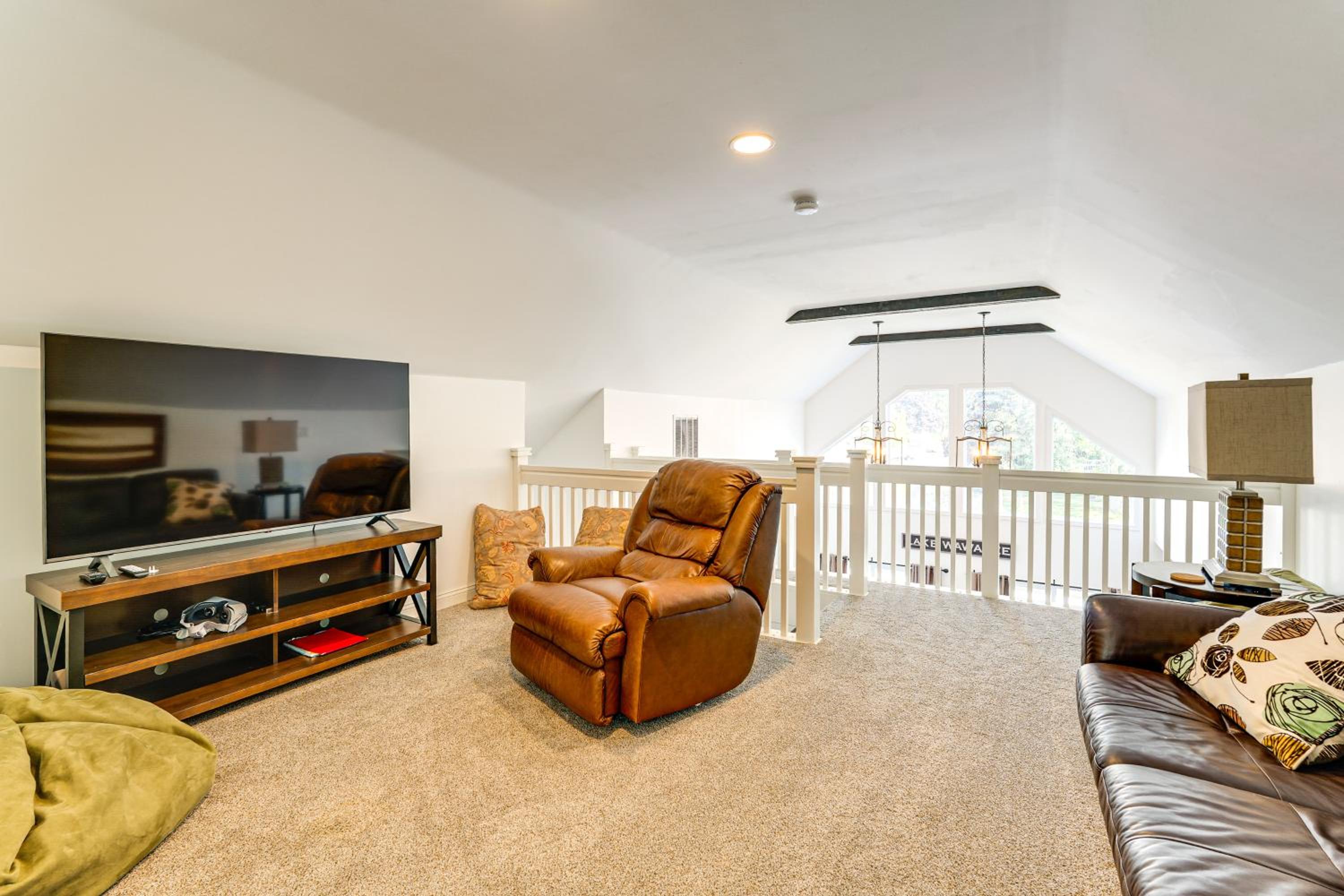 Sleek Getaway on Lake Wawasee with Private Dock!