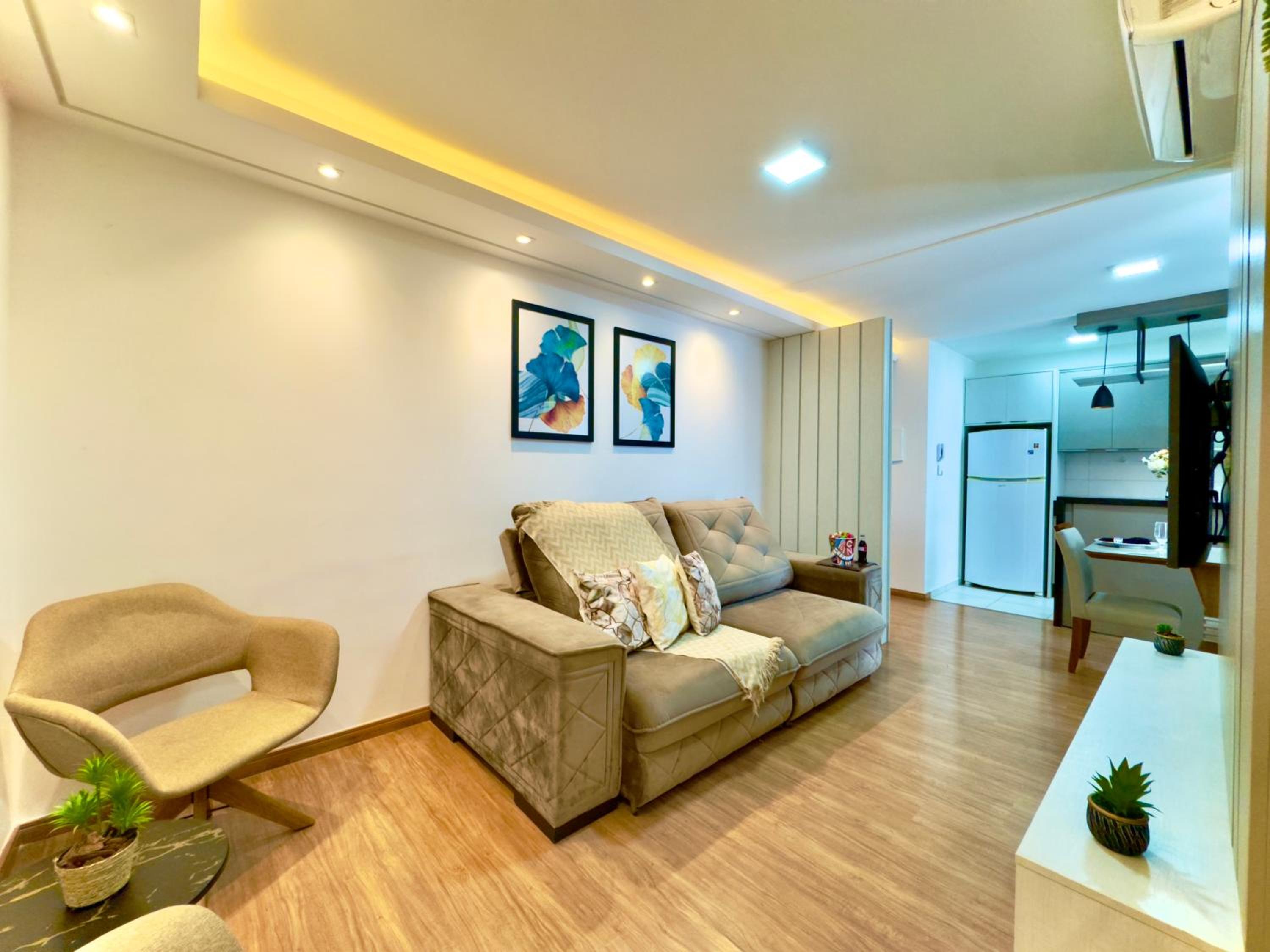 Apto em Condominio Frente Mar com Piscinas Spa Sala de Jogos Quadra de Futebol e Espaco Kids Ideal para Familias