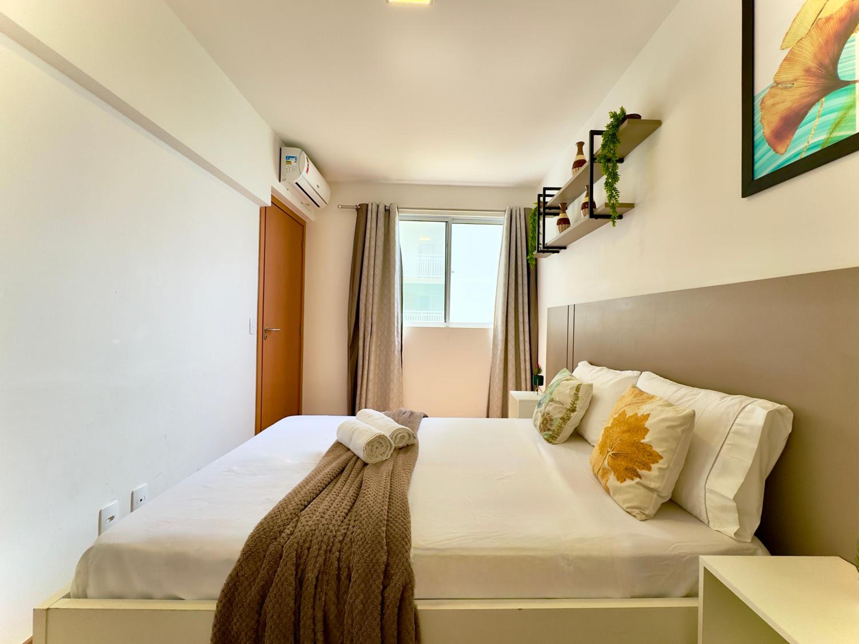 Apto em Condominio Frente Mar com Piscinas Spa Sala de Jogos Quadra de Futebol e Espaco Kids Ideal para Familias