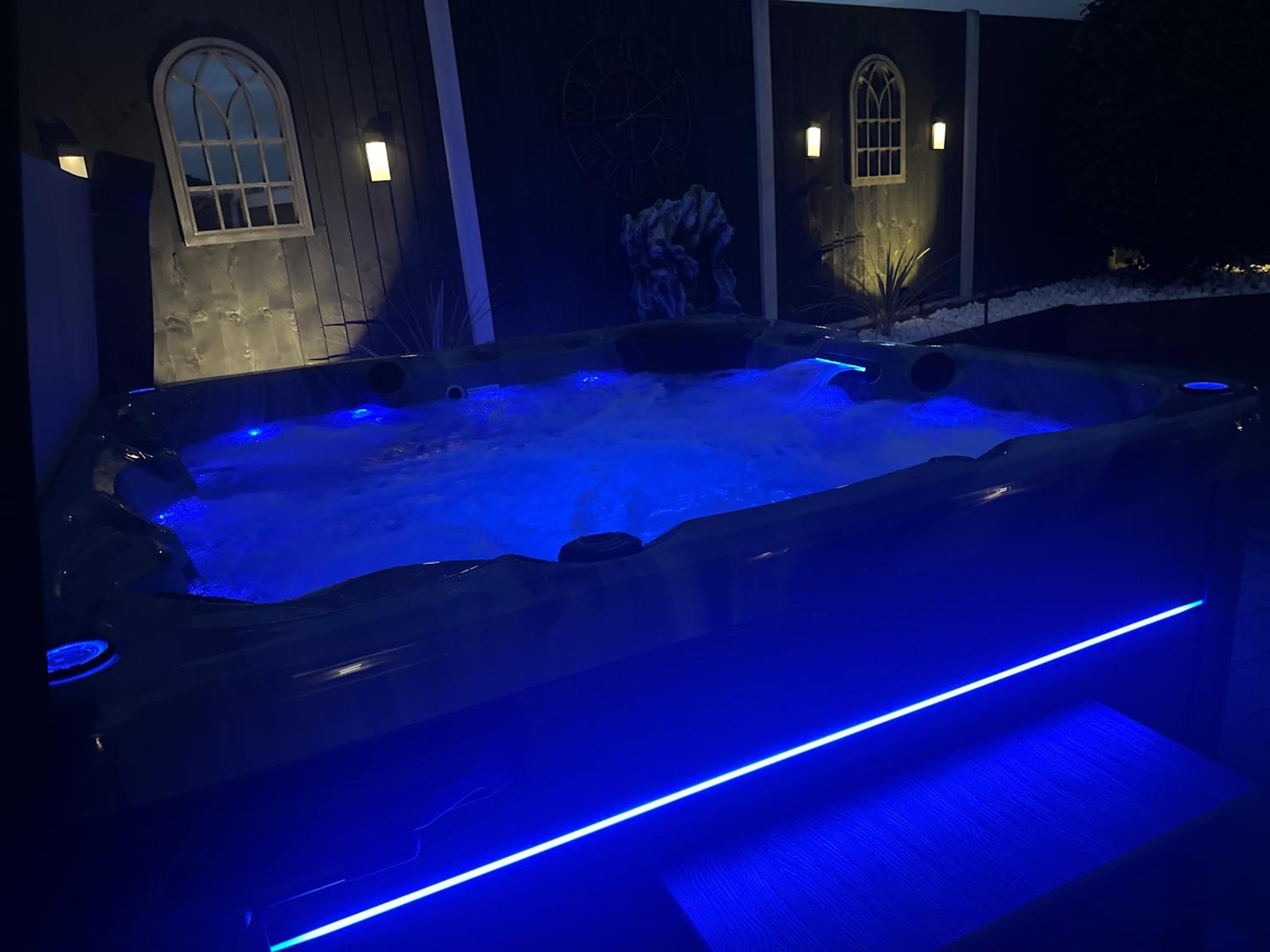 Modern Retreat with Hot Tub and Cinema