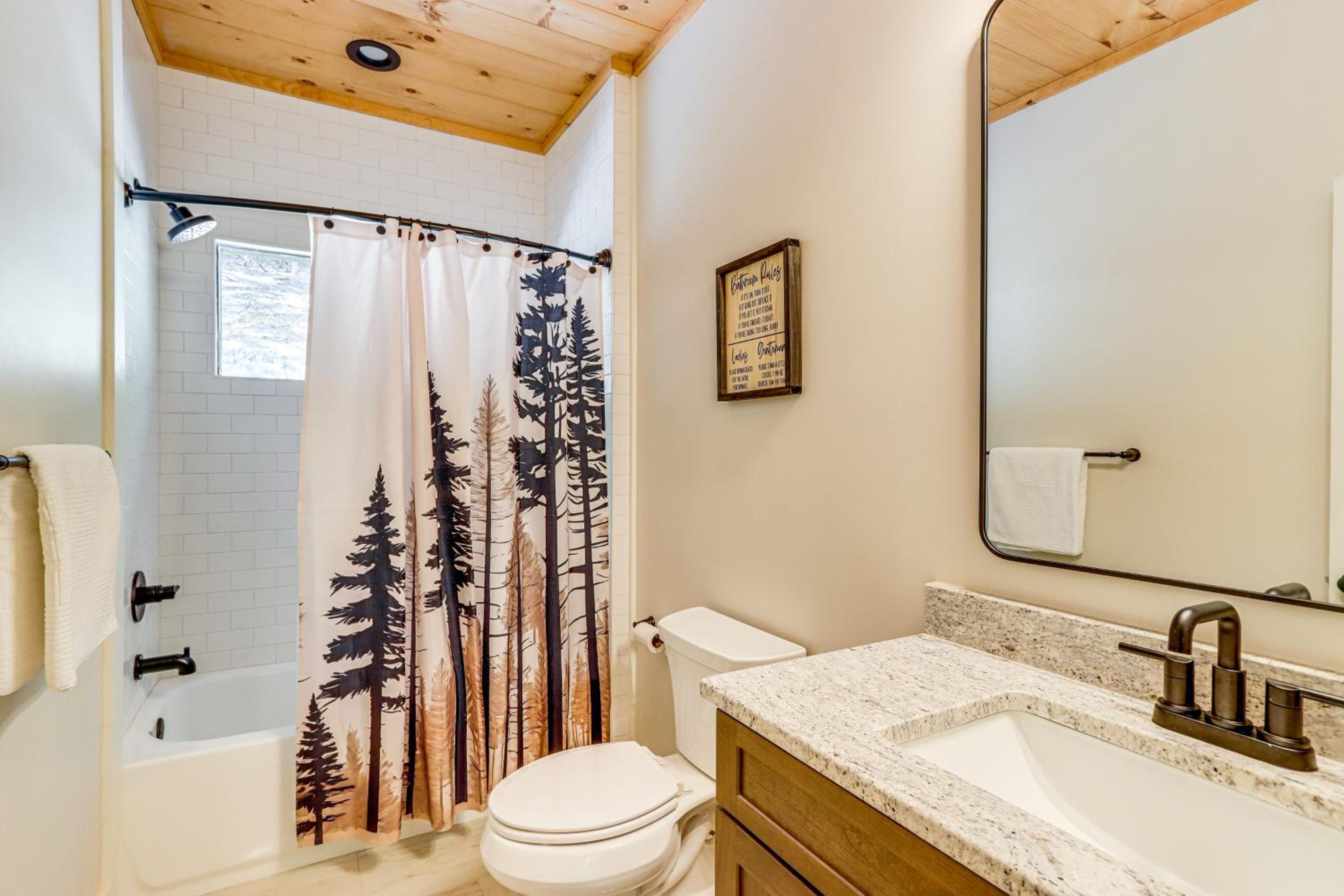 Private Hot Tub! Woodsy Family Cabin in Blue Ridge