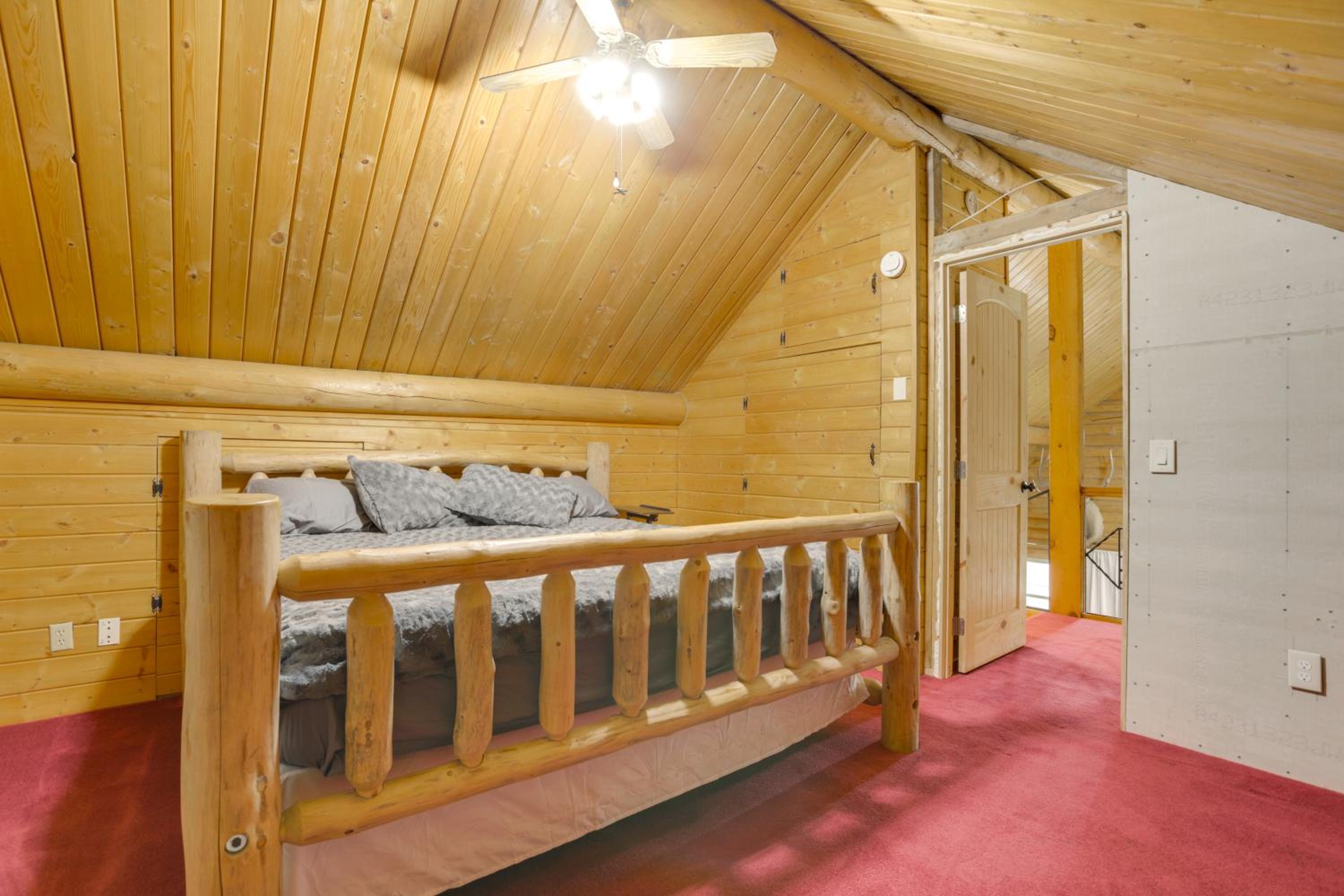 Waterfront Cabin with Bighorn Mountain Views!
