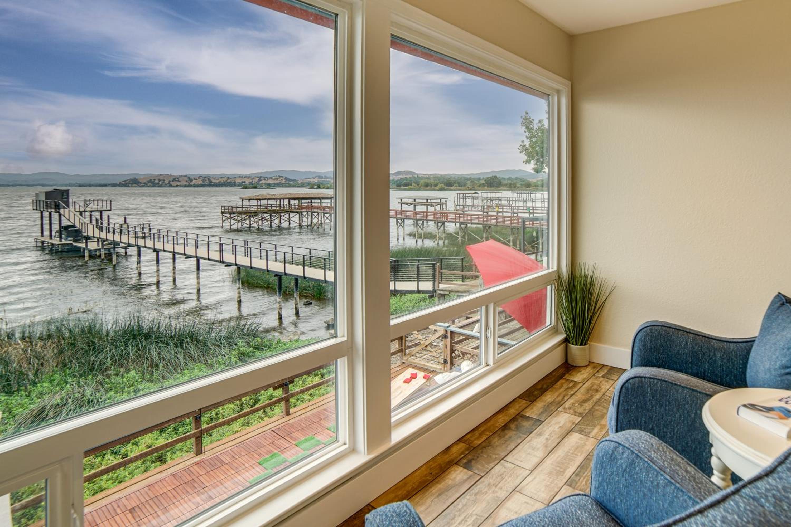Waterfront Clear Lake Home with Game Room and Deck!