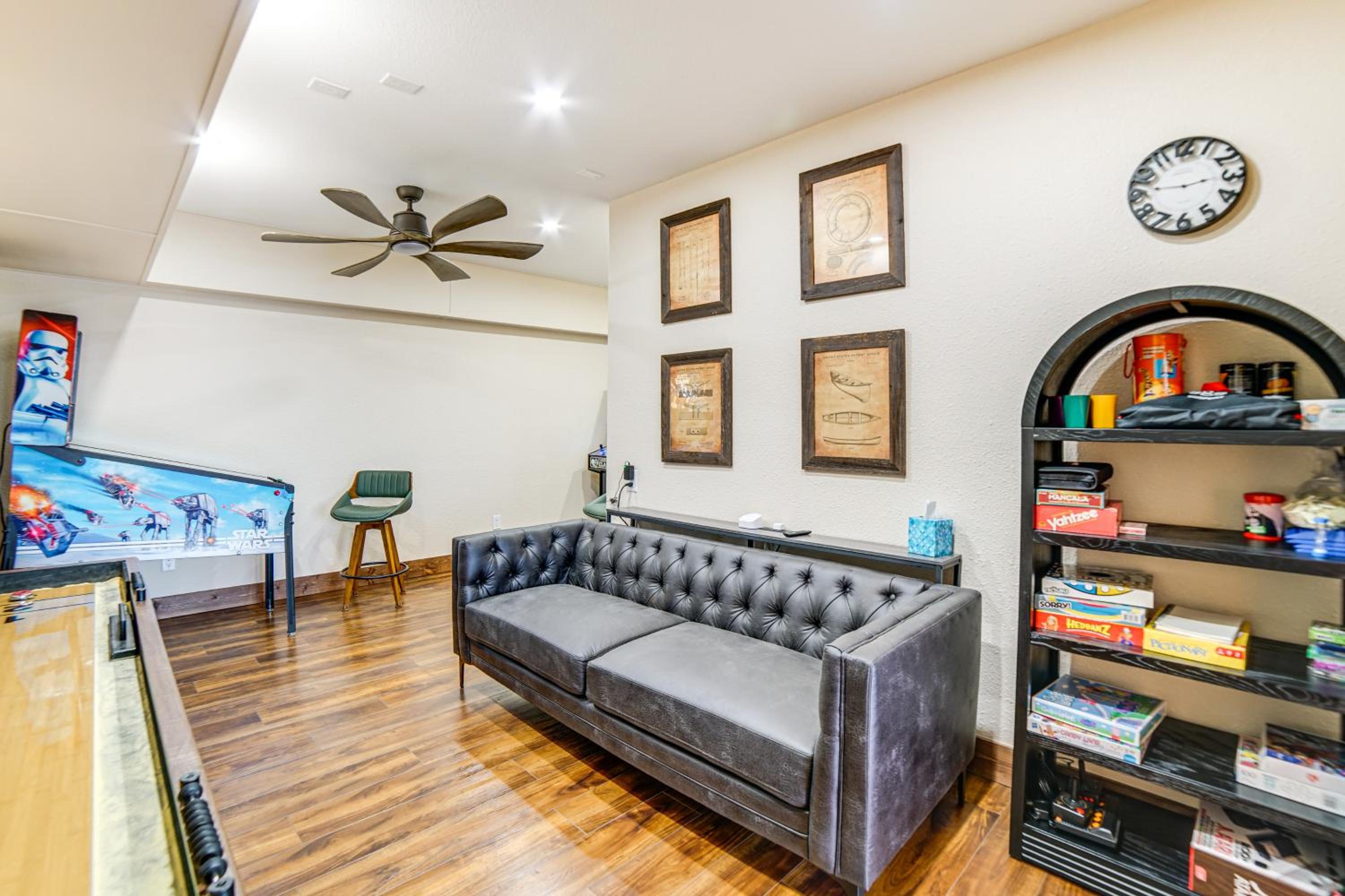 Waterfront Clear Lake Home with Game Room and Deck!