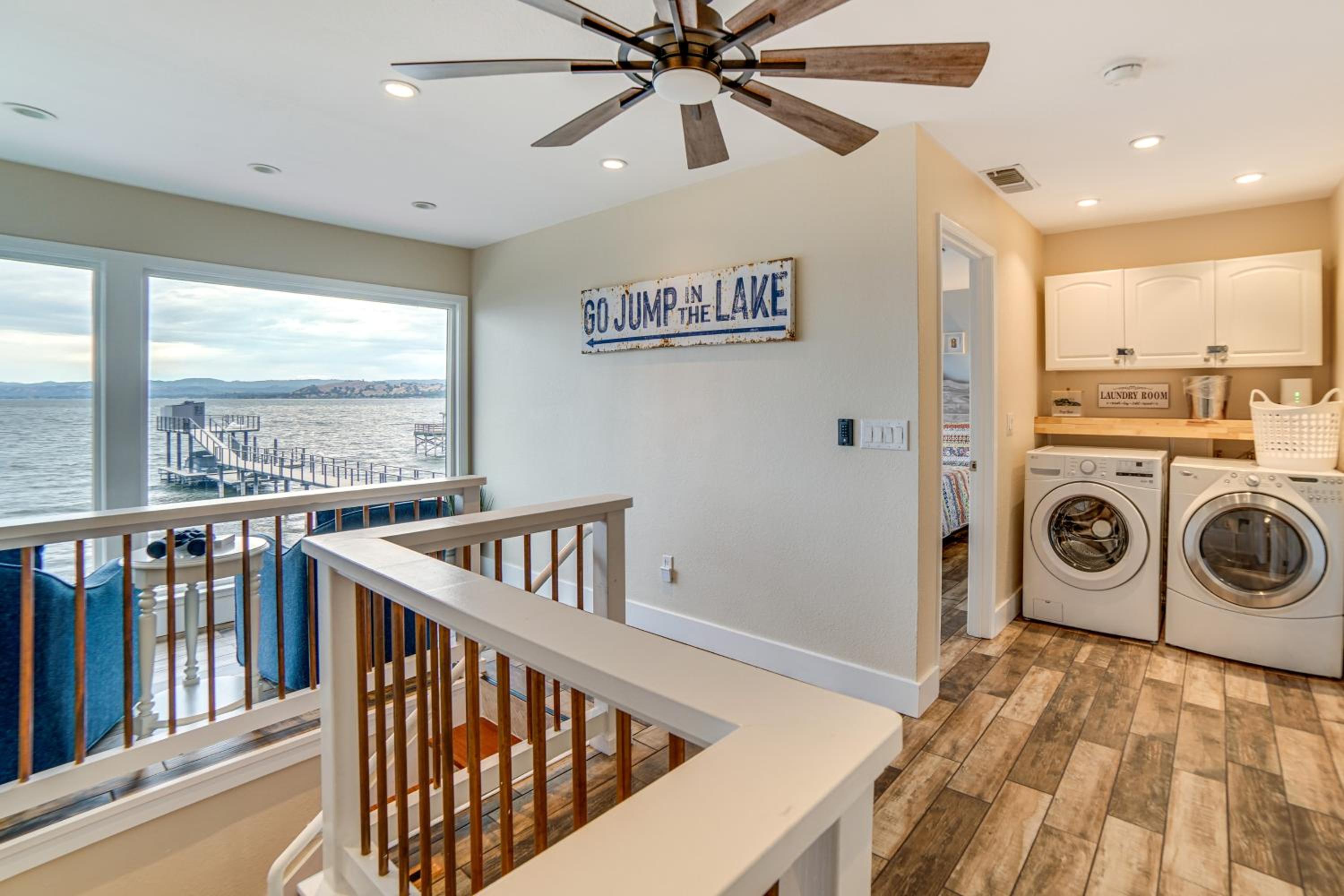 Waterfront Clear Lake Home with Game Room and Deck!