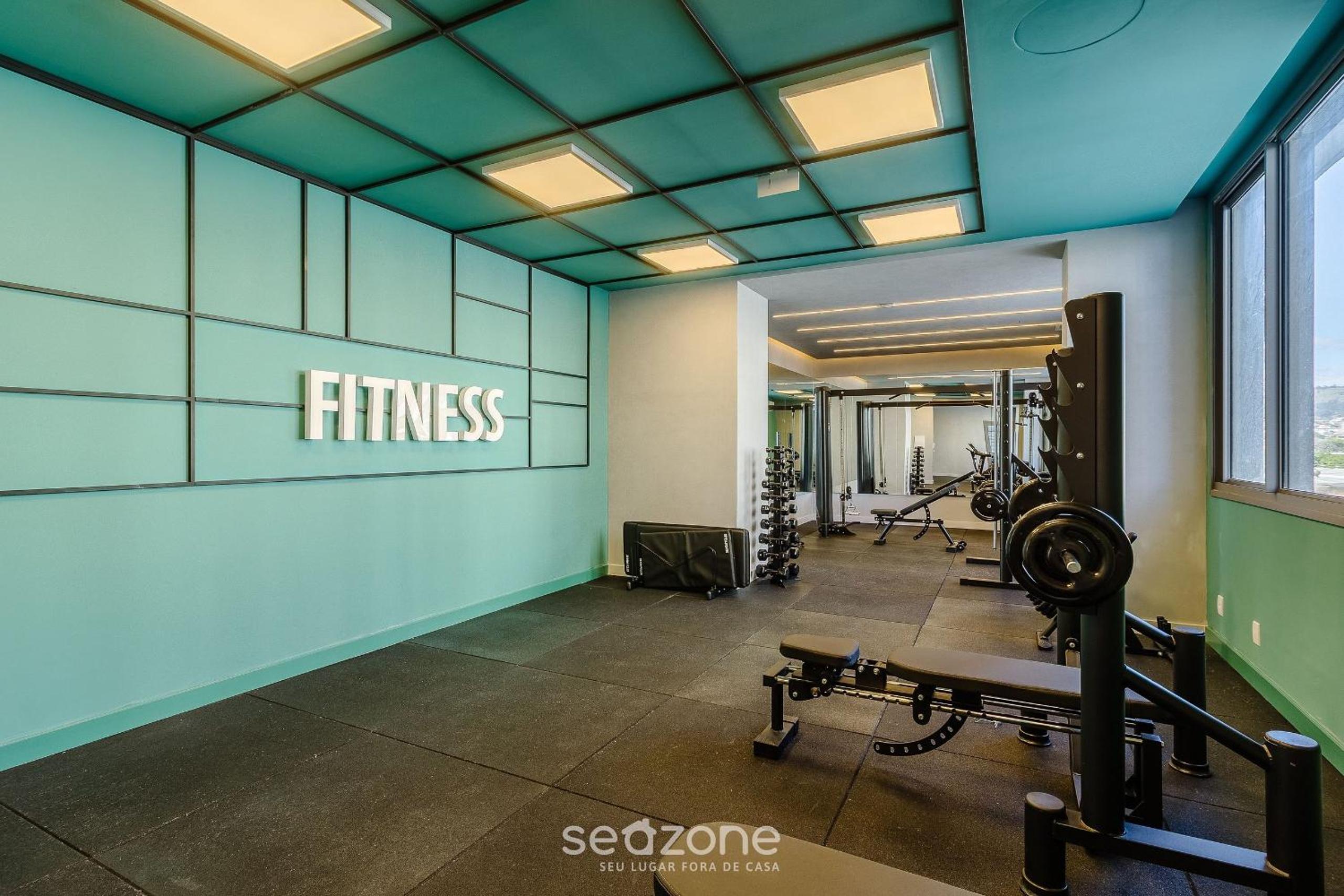 Complete and modern accommodations in a building with gym - MCP