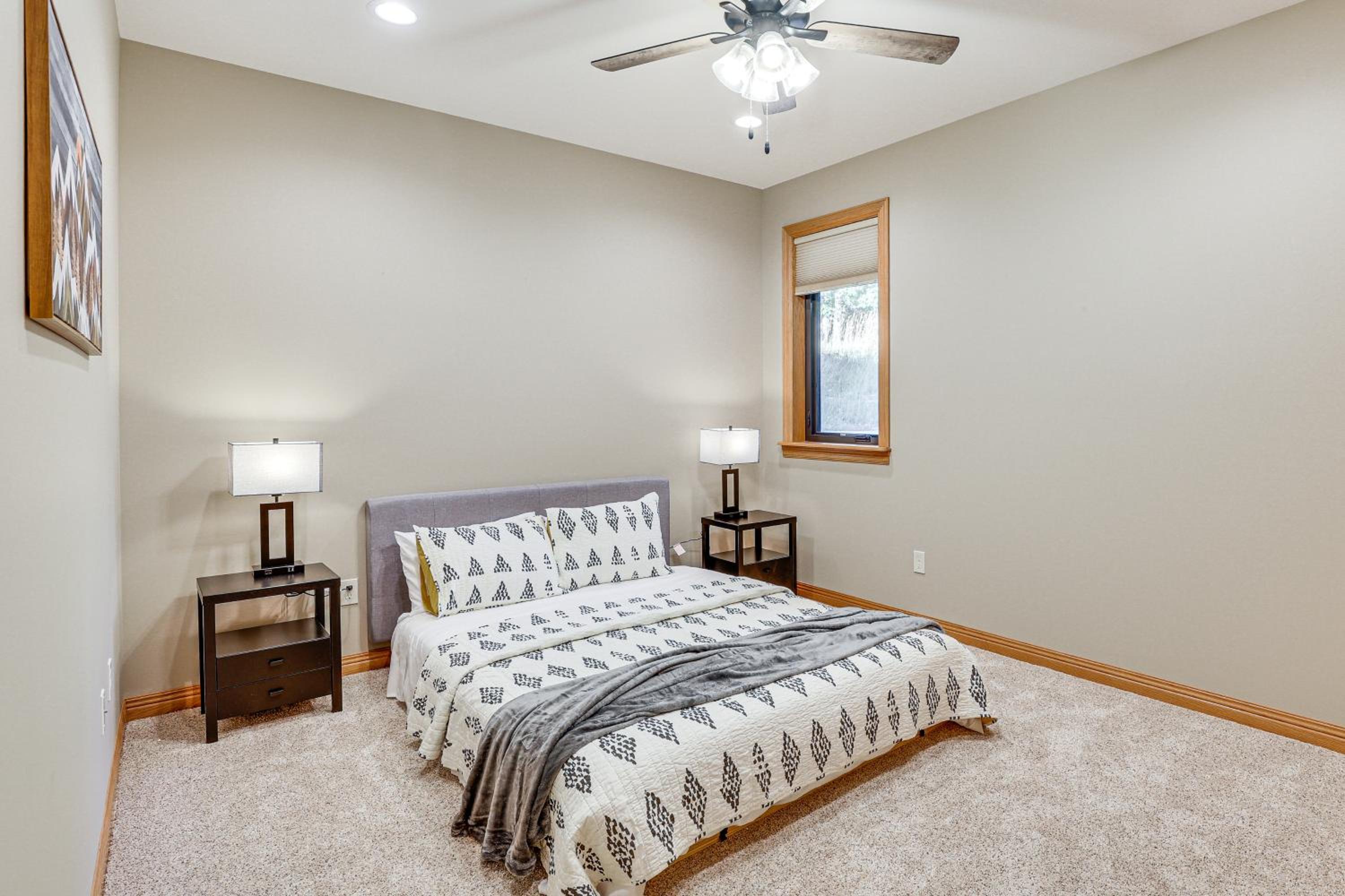 6 Mi to Main St Home with Private Patio in Sturgis