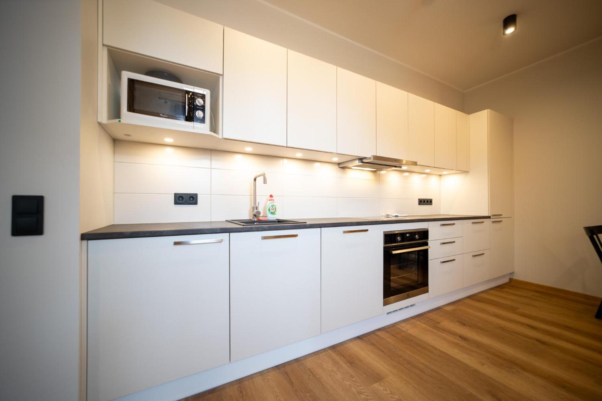 Renovated Studio with Wooden Interior, Central Rakvere