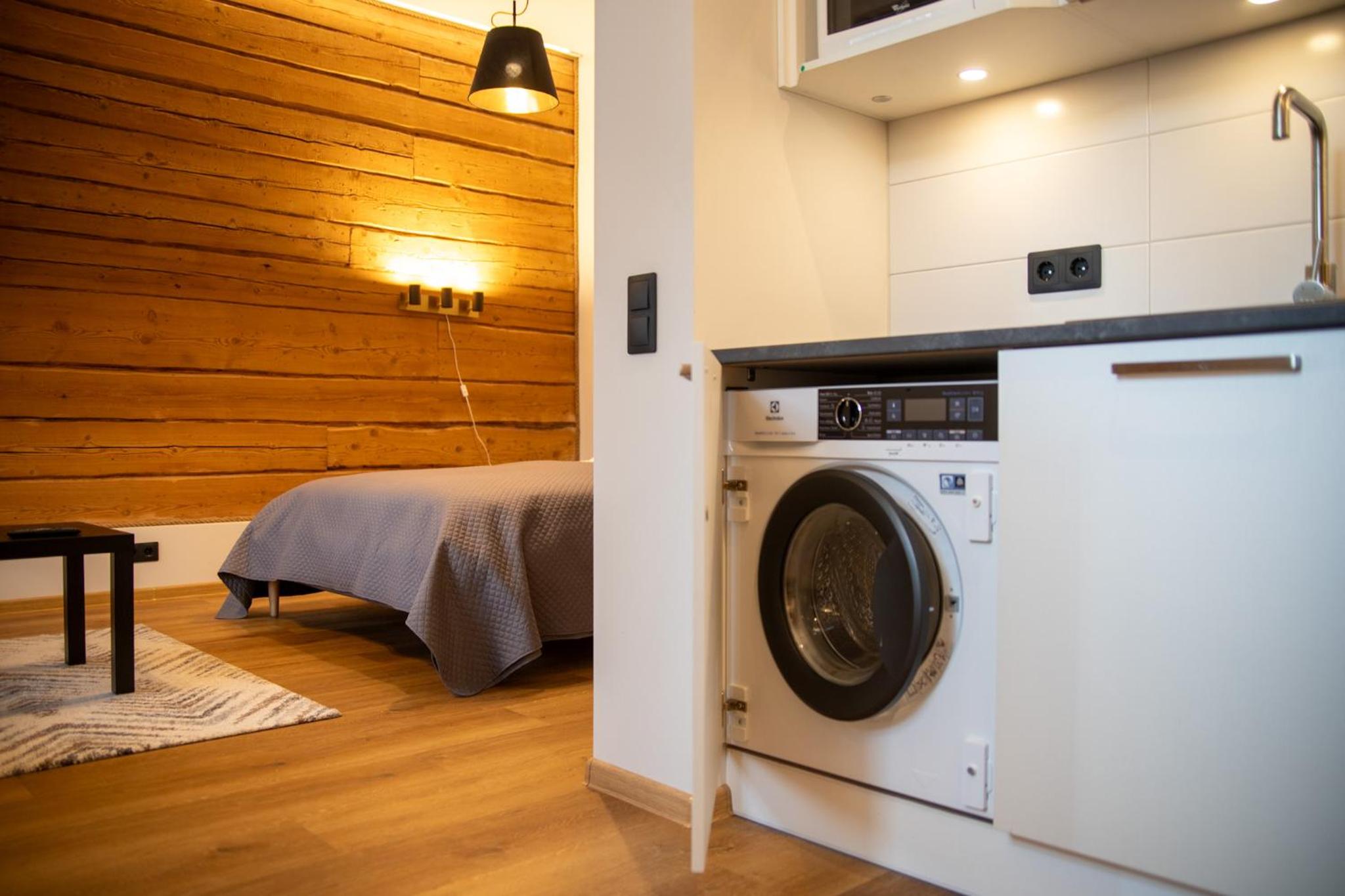 Renovated Studio with Wooden Interior, Central Rakvere