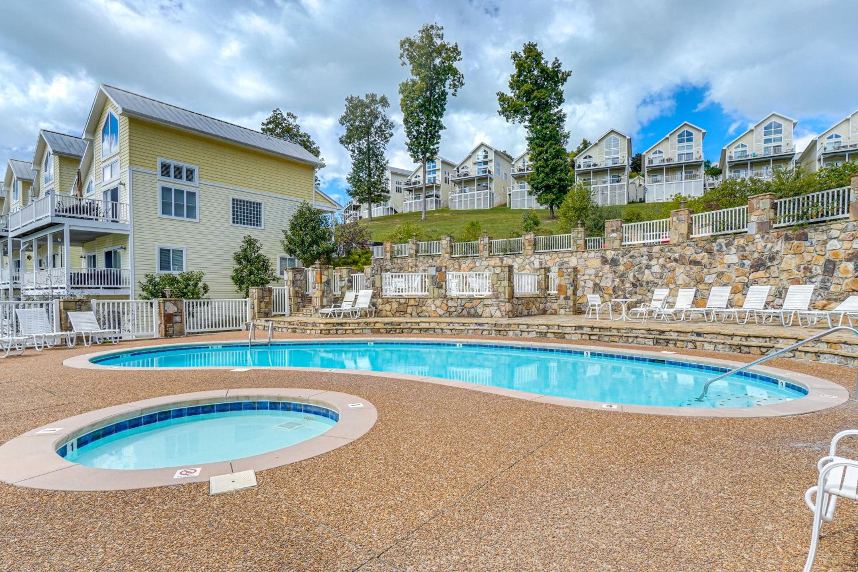 Private Boat Slip, Scenic Views Norris Lake Condo