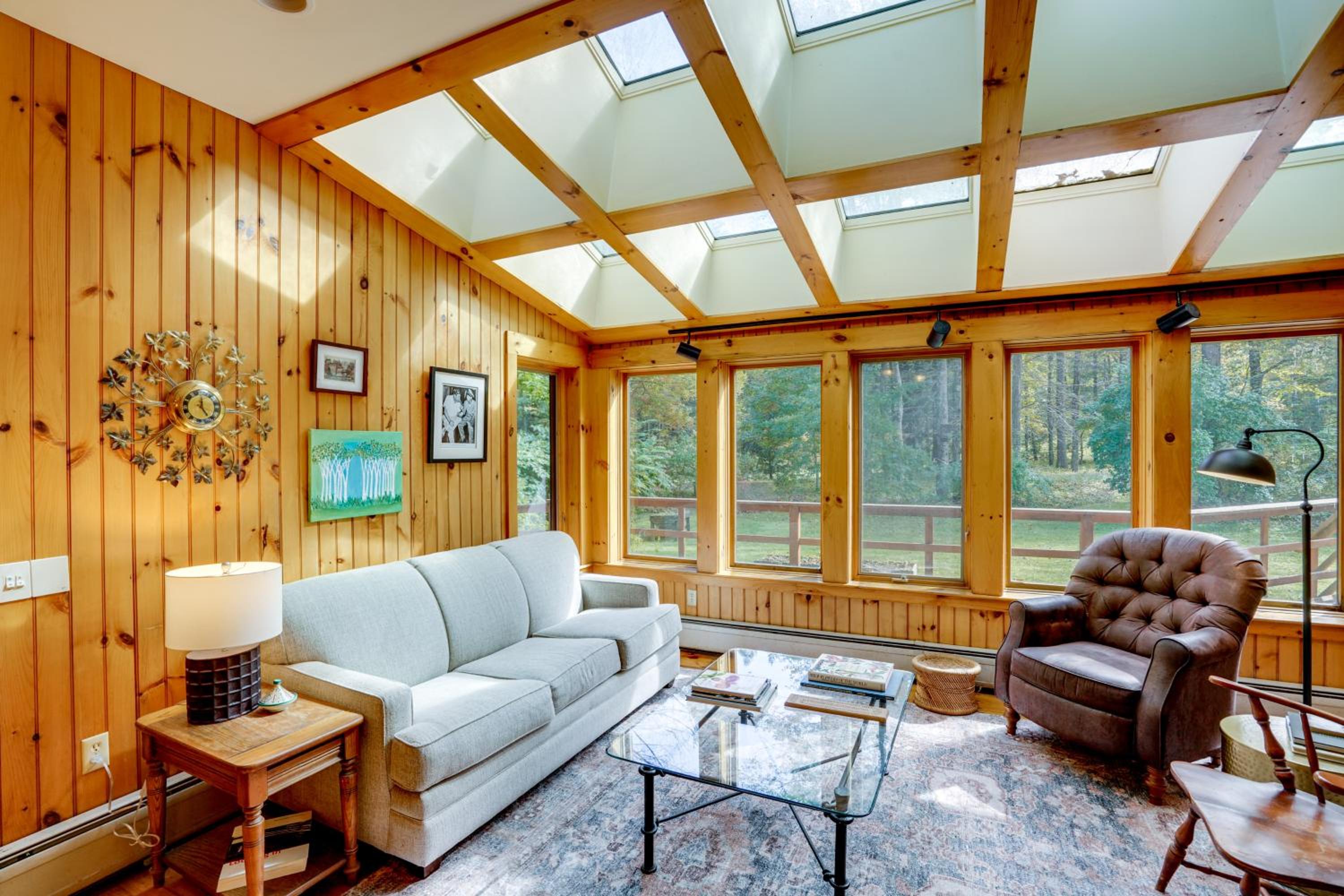 Secluded Family Getaway with On-Site Creek in Hawley