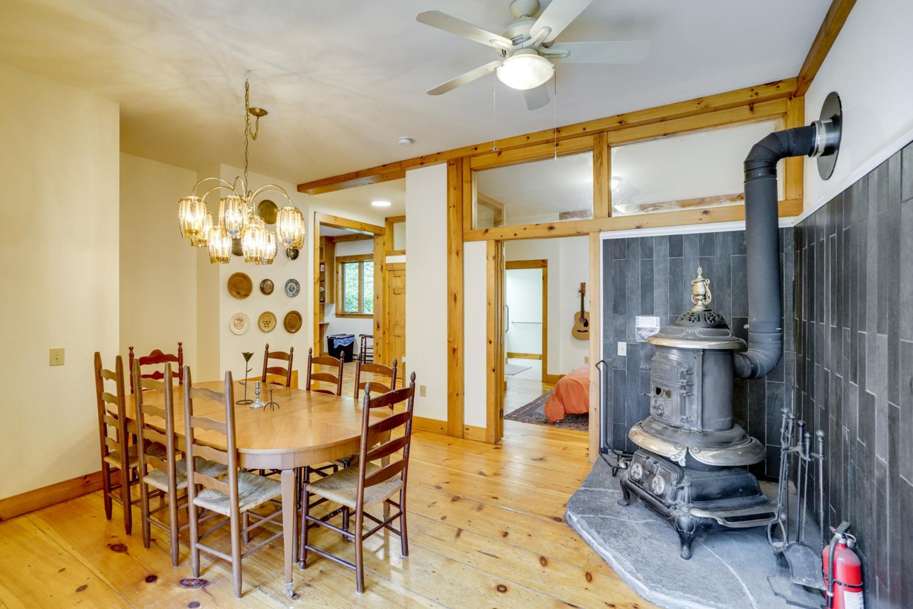 Secluded Family Getaway with On-Site Creek in Hawley