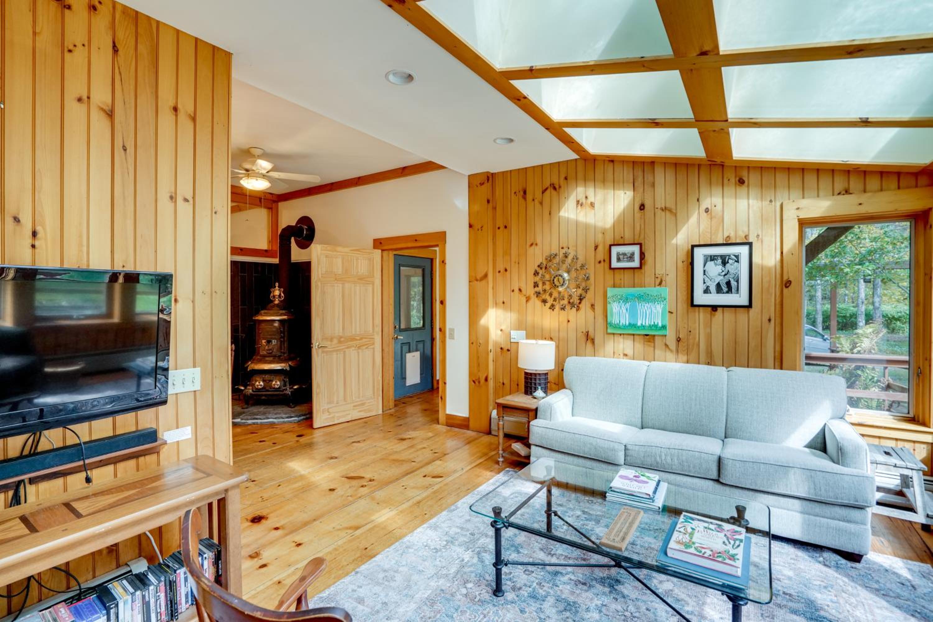 Secluded Family Getaway with On-Site Creek in Hawley