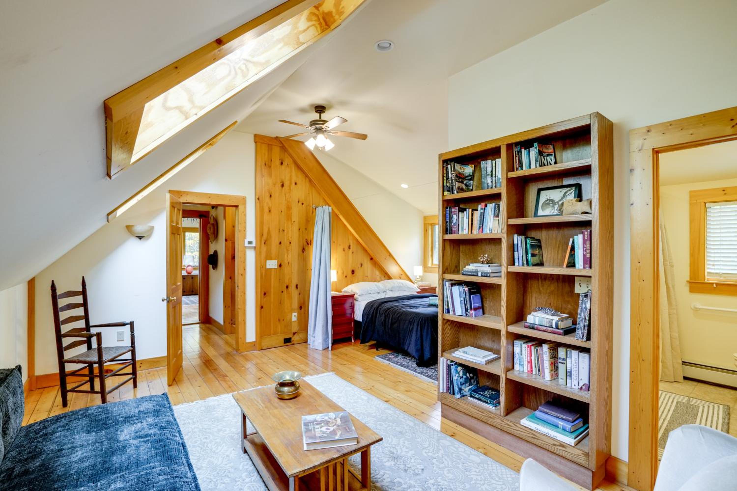 Secluded Family Getaway with On-Site Creek in Hawley