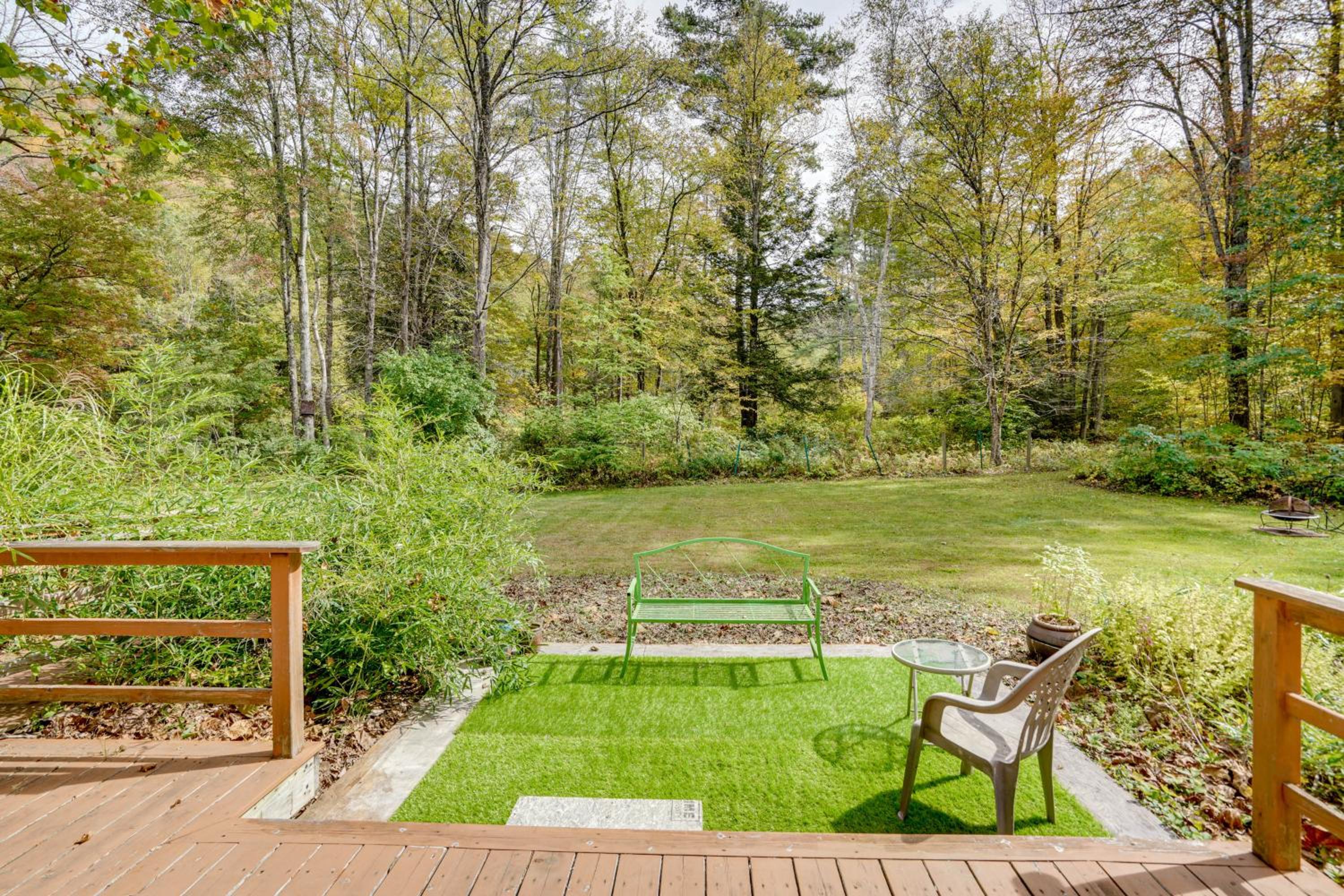 Secluded Family Getaway with On-Site Creek in Hawley