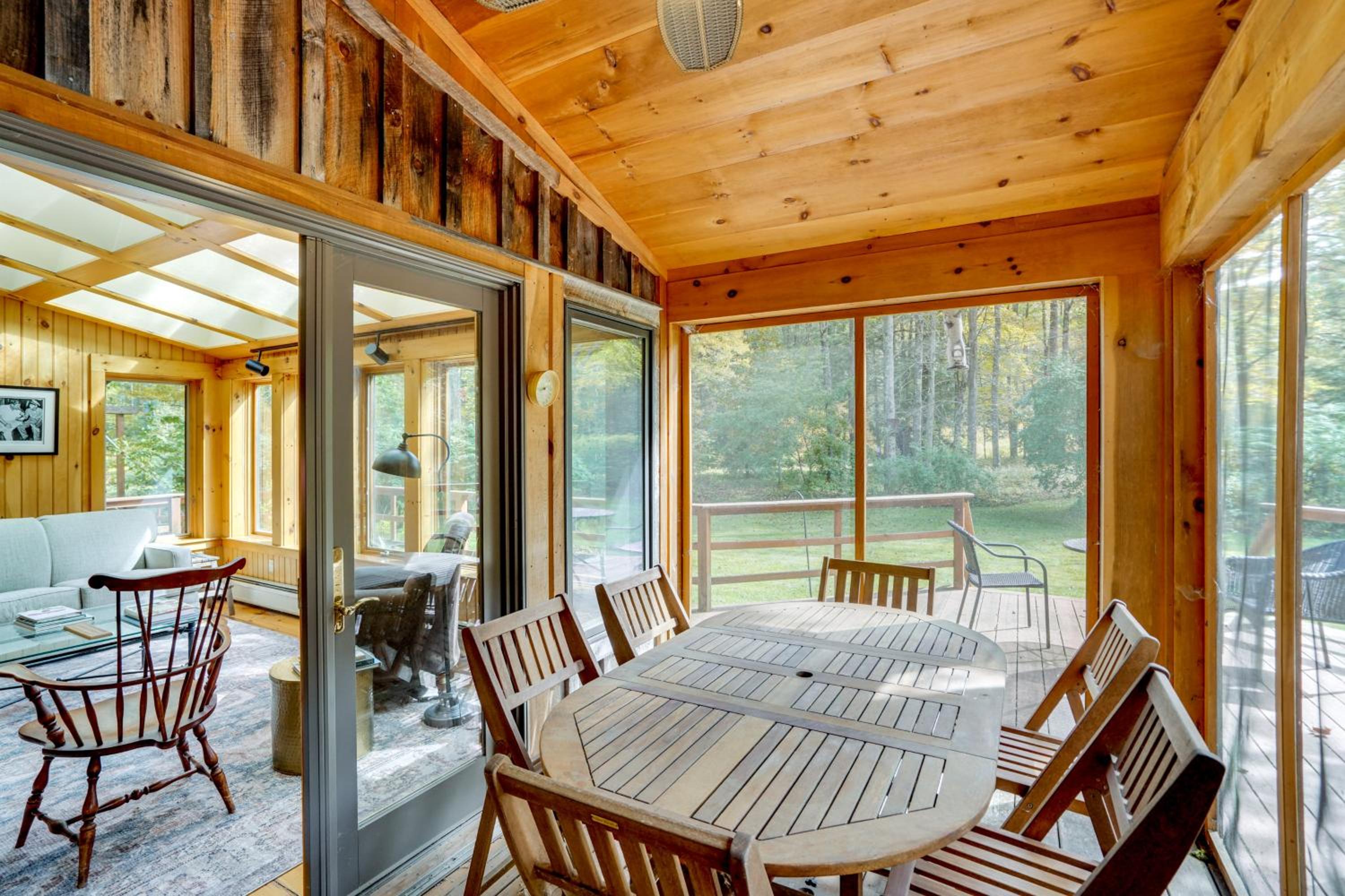 Secluded Family Getaway with On-Site Creek in Hawley