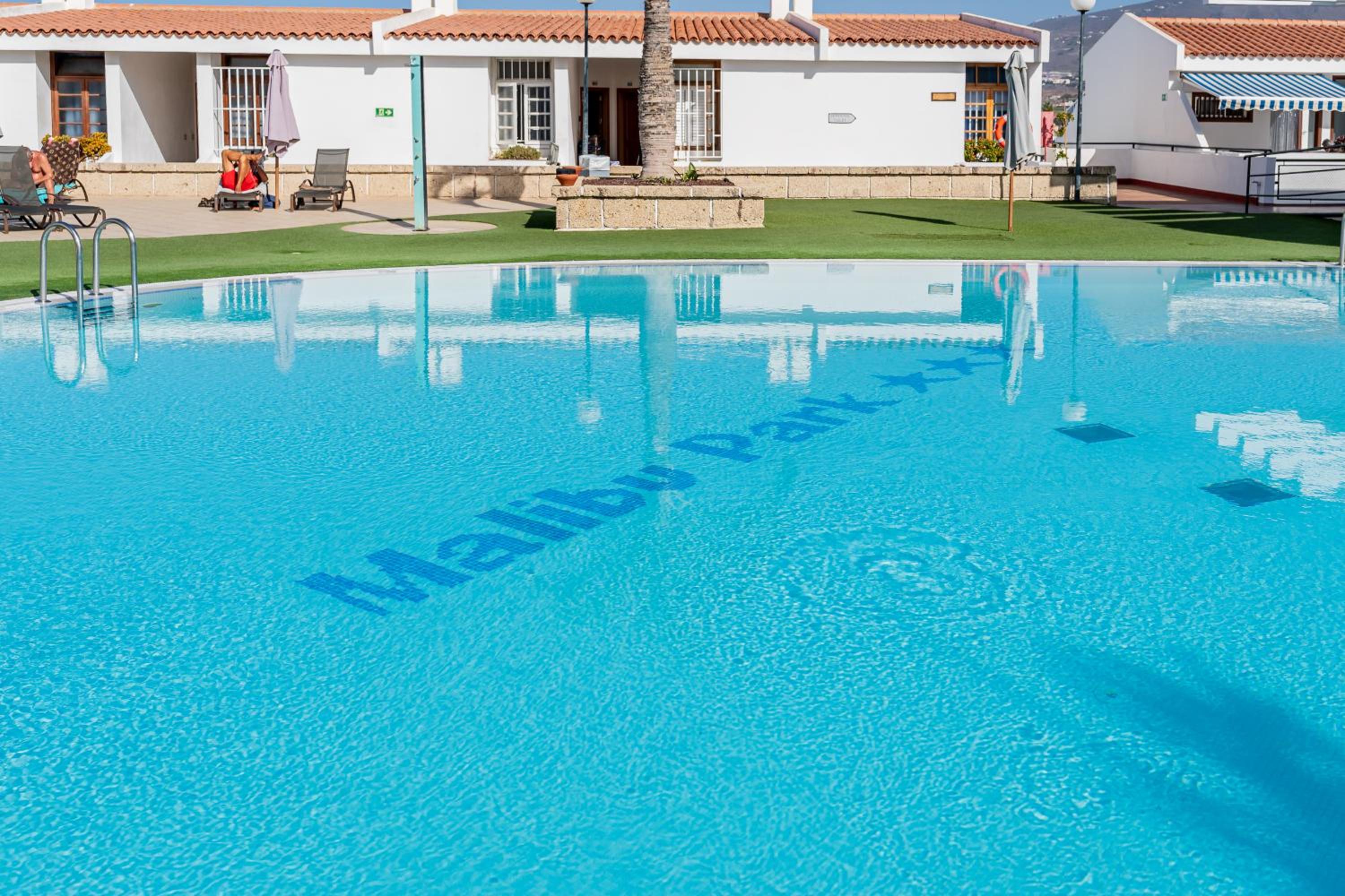 Malibu park studio with ocean views & heated pool