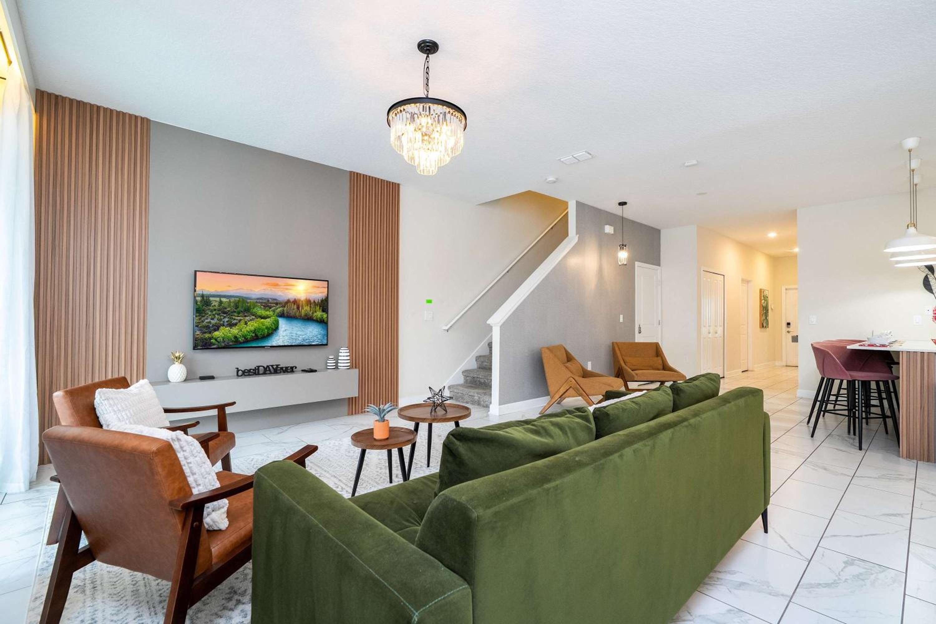 Vibrant 5Bd w Private Pool & Waterpark at Storey Lake 4811M