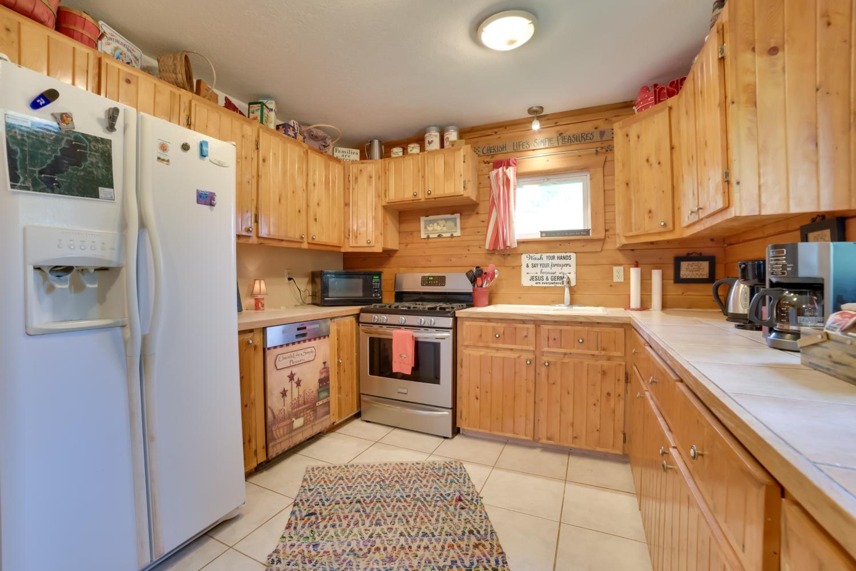 Rustic Mullett Lake Home, 3 Mi to Marina!
