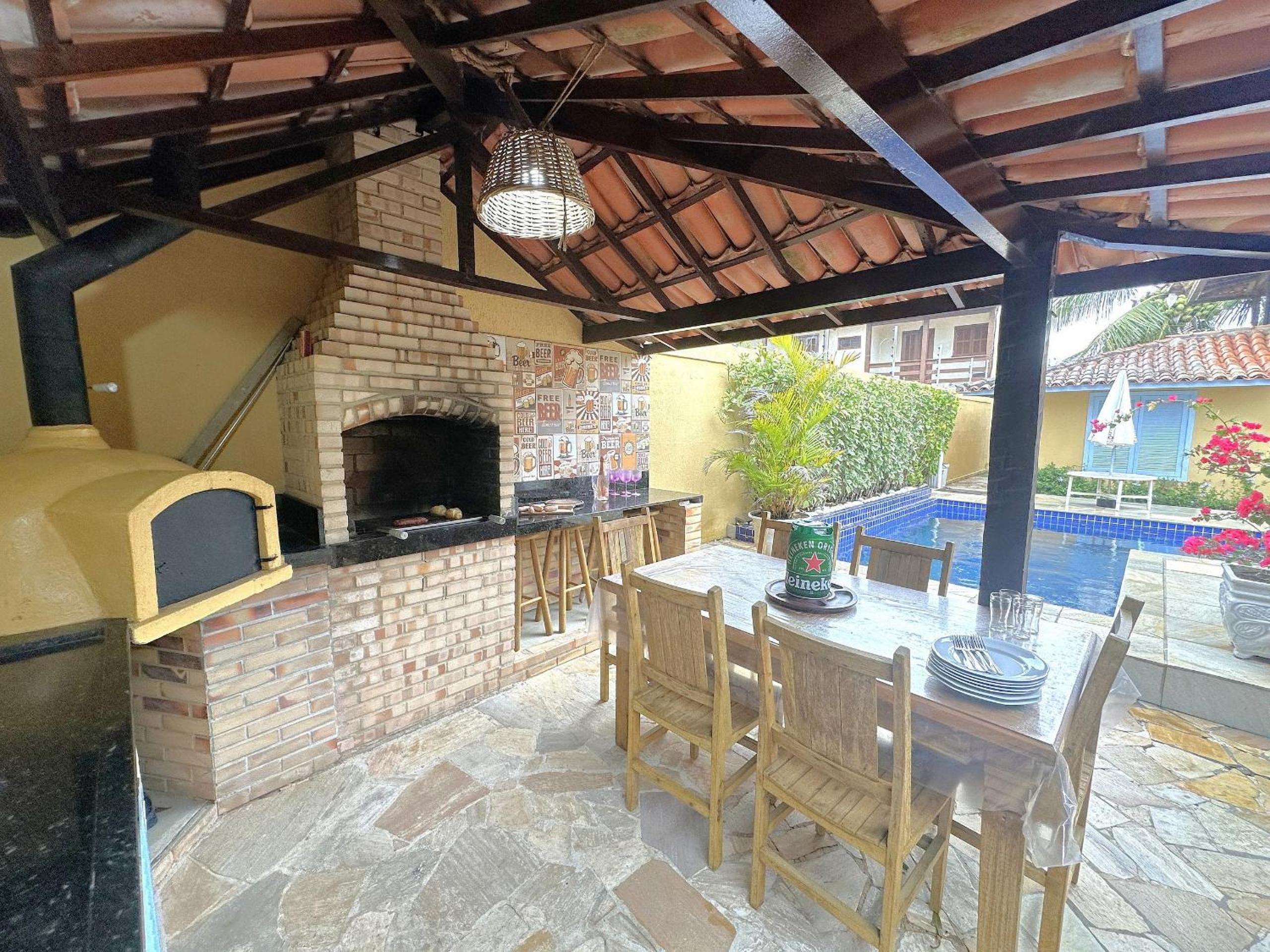 Casa c/ piscina no melhor ponto de Geribá | BZAN12