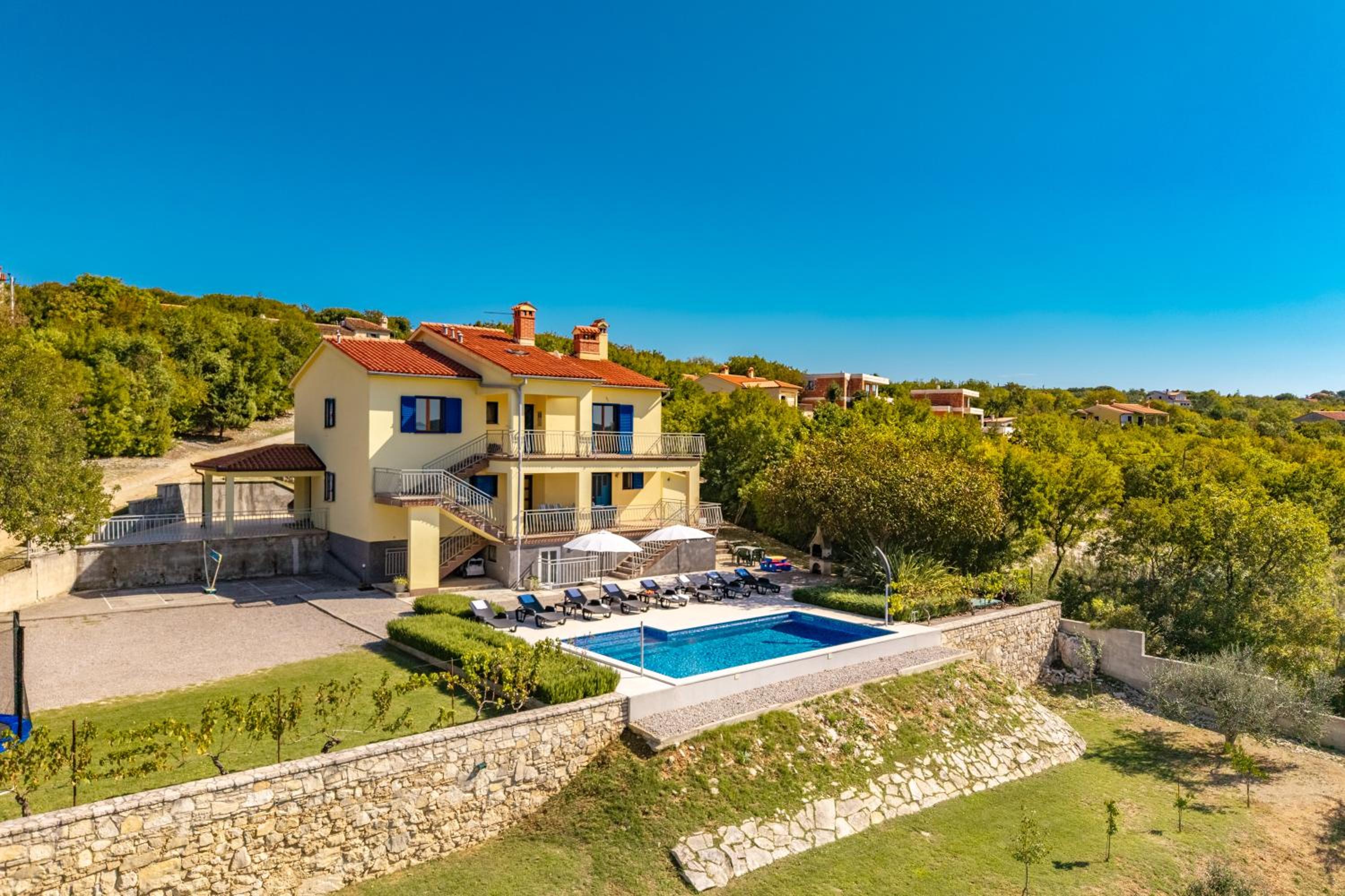 Seaview Pool House Mytilus - Happy Rentals