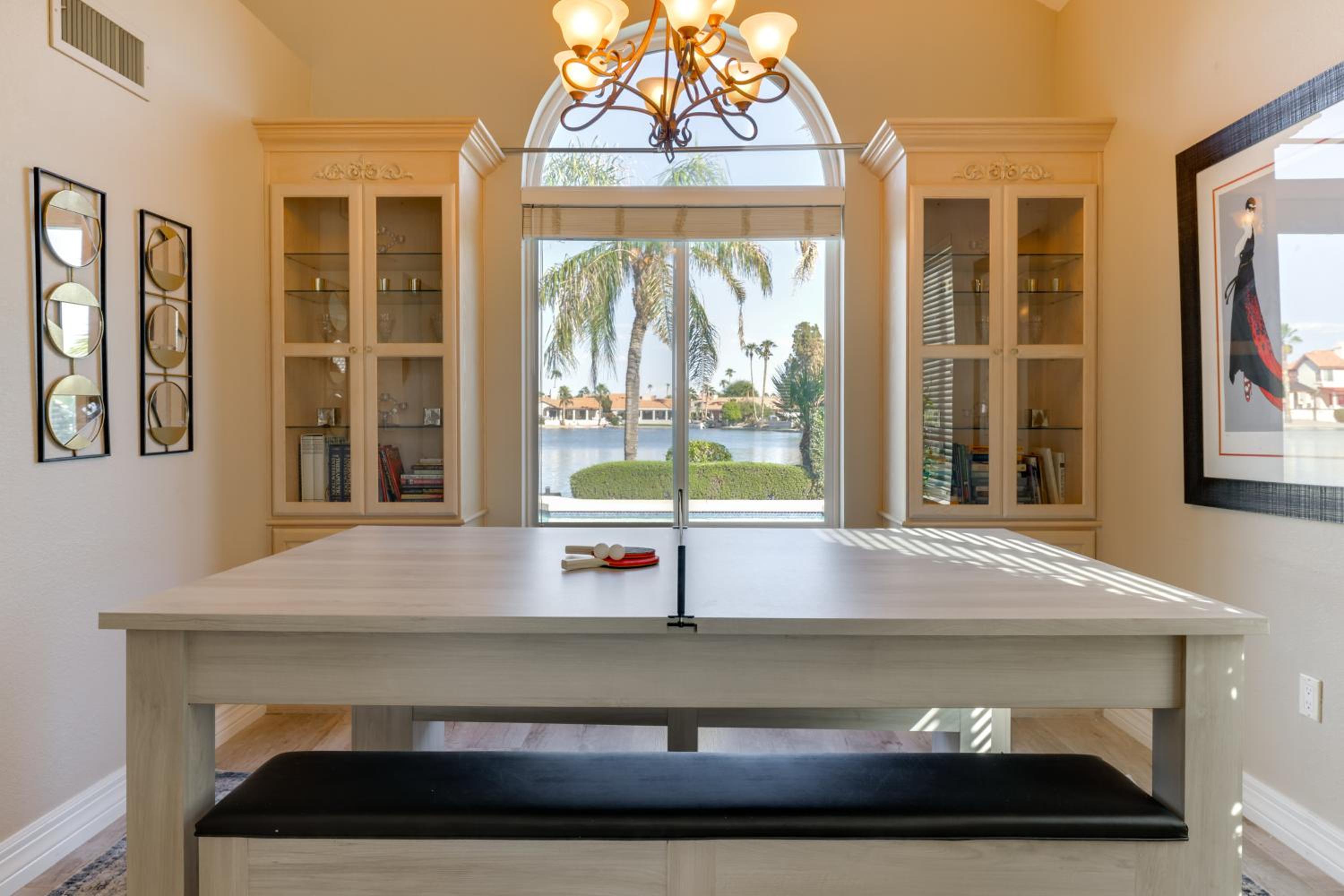 Lakefront Living! Huge Phoenix Home with Pool Table