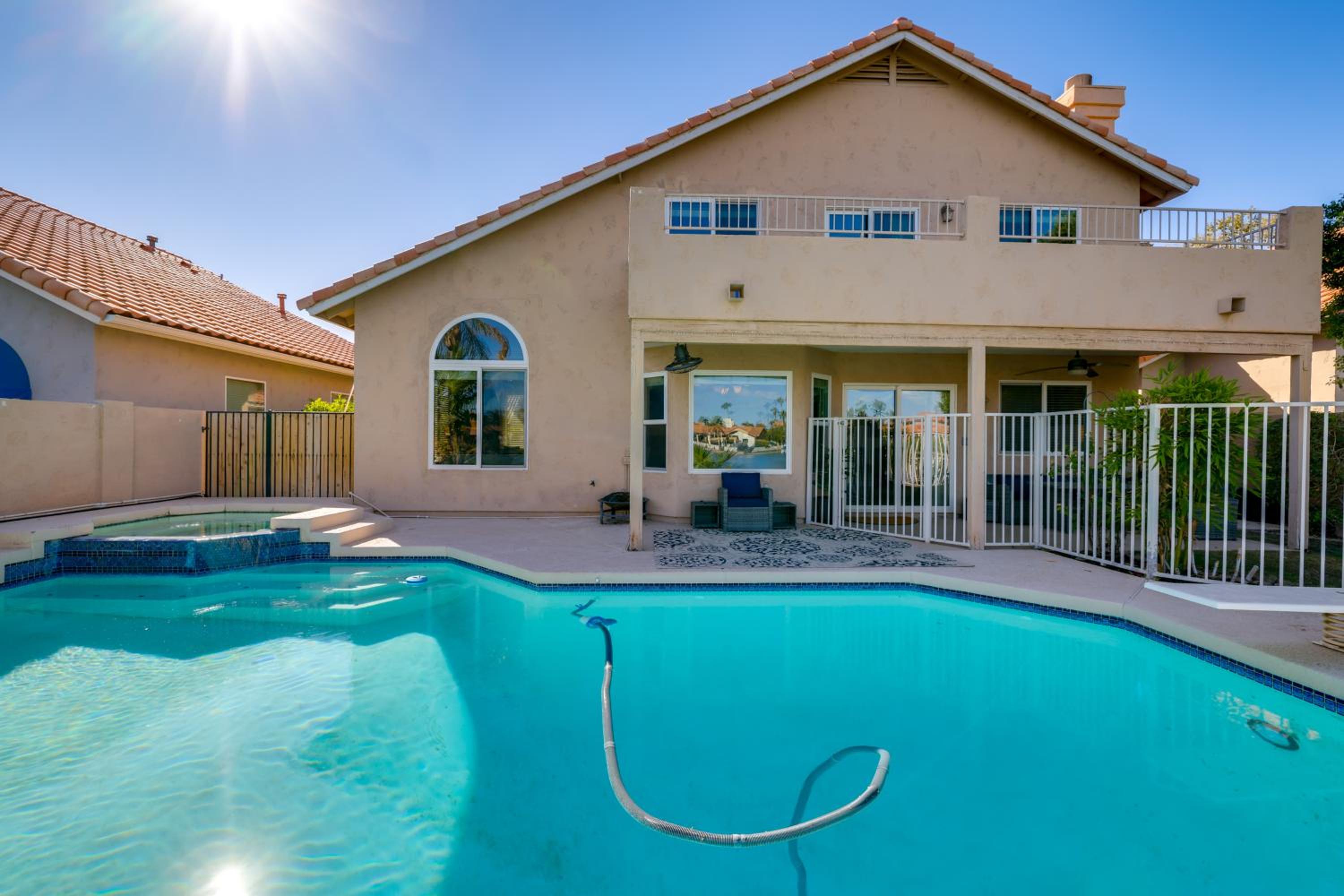 Lakefront Living! Huge Phoenix Home with Pool Table