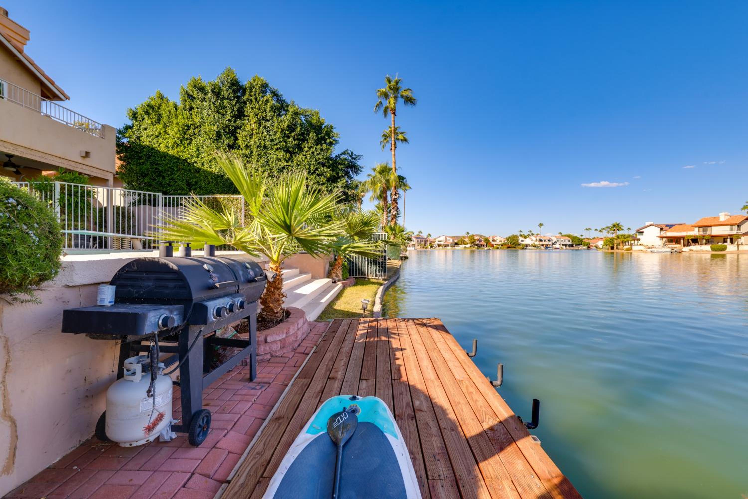 Lakefront Living! Huge Phoenix Home with Pool Table