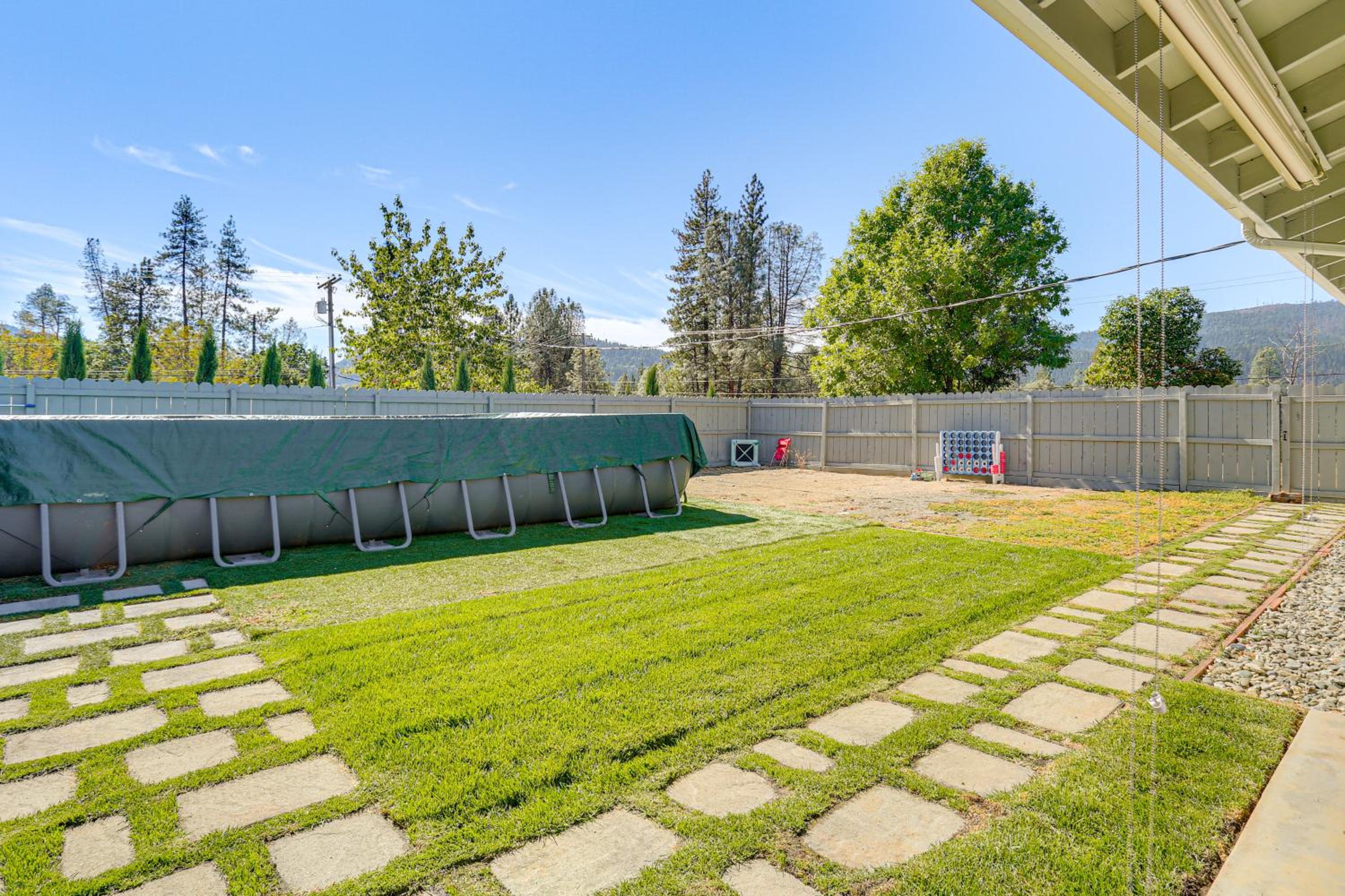 Backyard Oasis with Hot Tub and Views Weaverville Gem