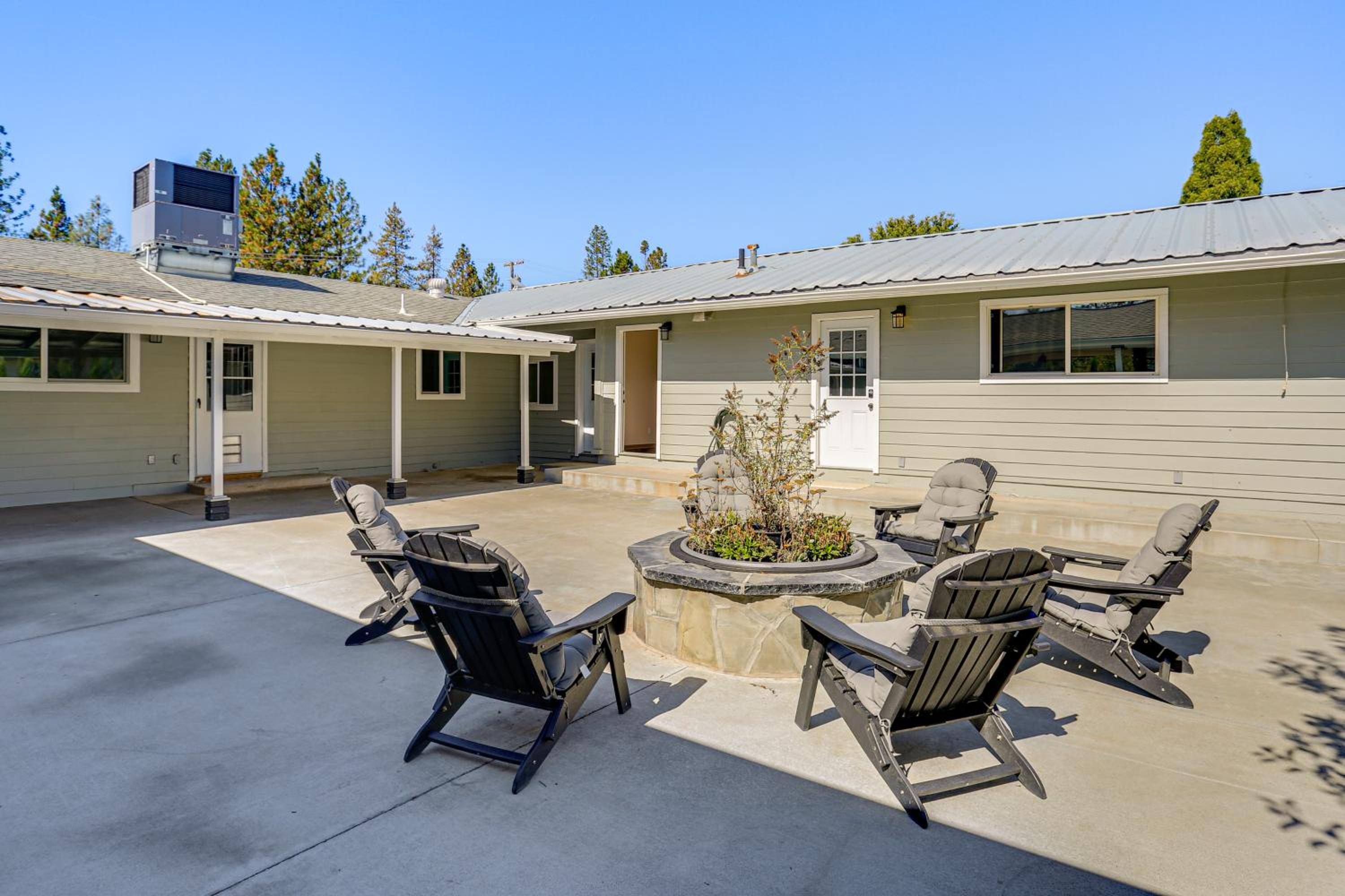 Backyard Oasis with Hot Tub and Views Weaverville Gem