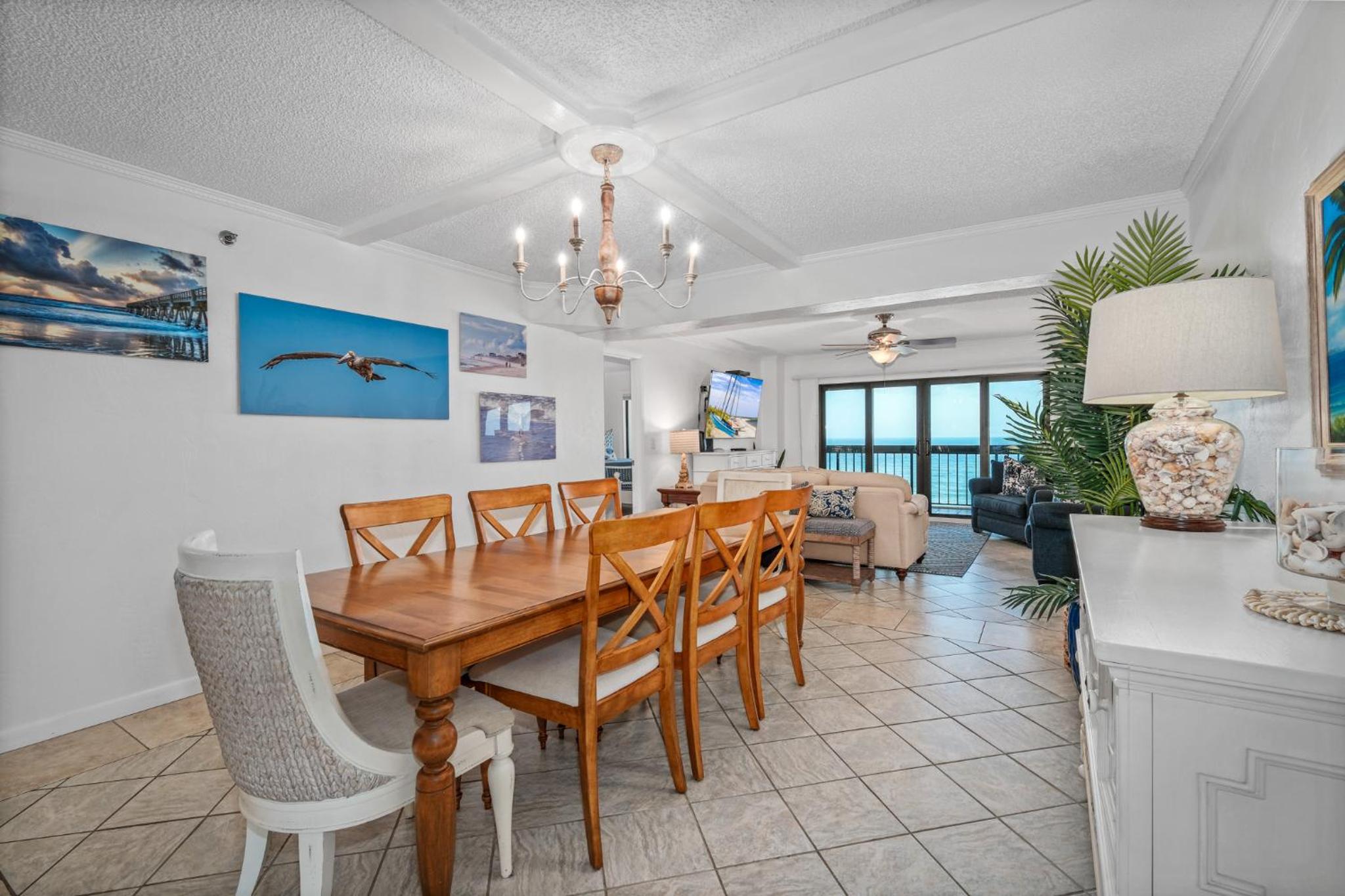 Luxury direct oceanfront corner penthouse with heated pool and garage parking