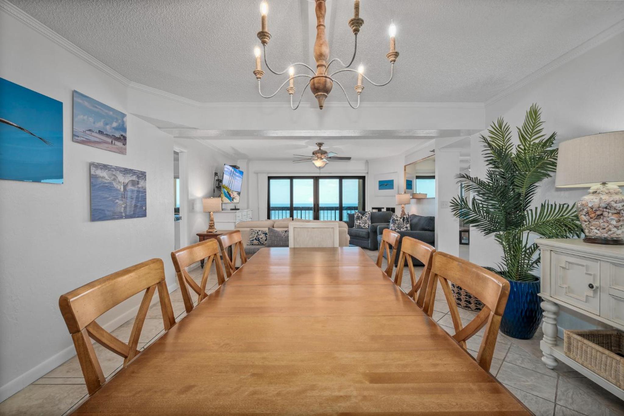 Luxury direct oceanfront corner penthouse with heated pool and garage parking