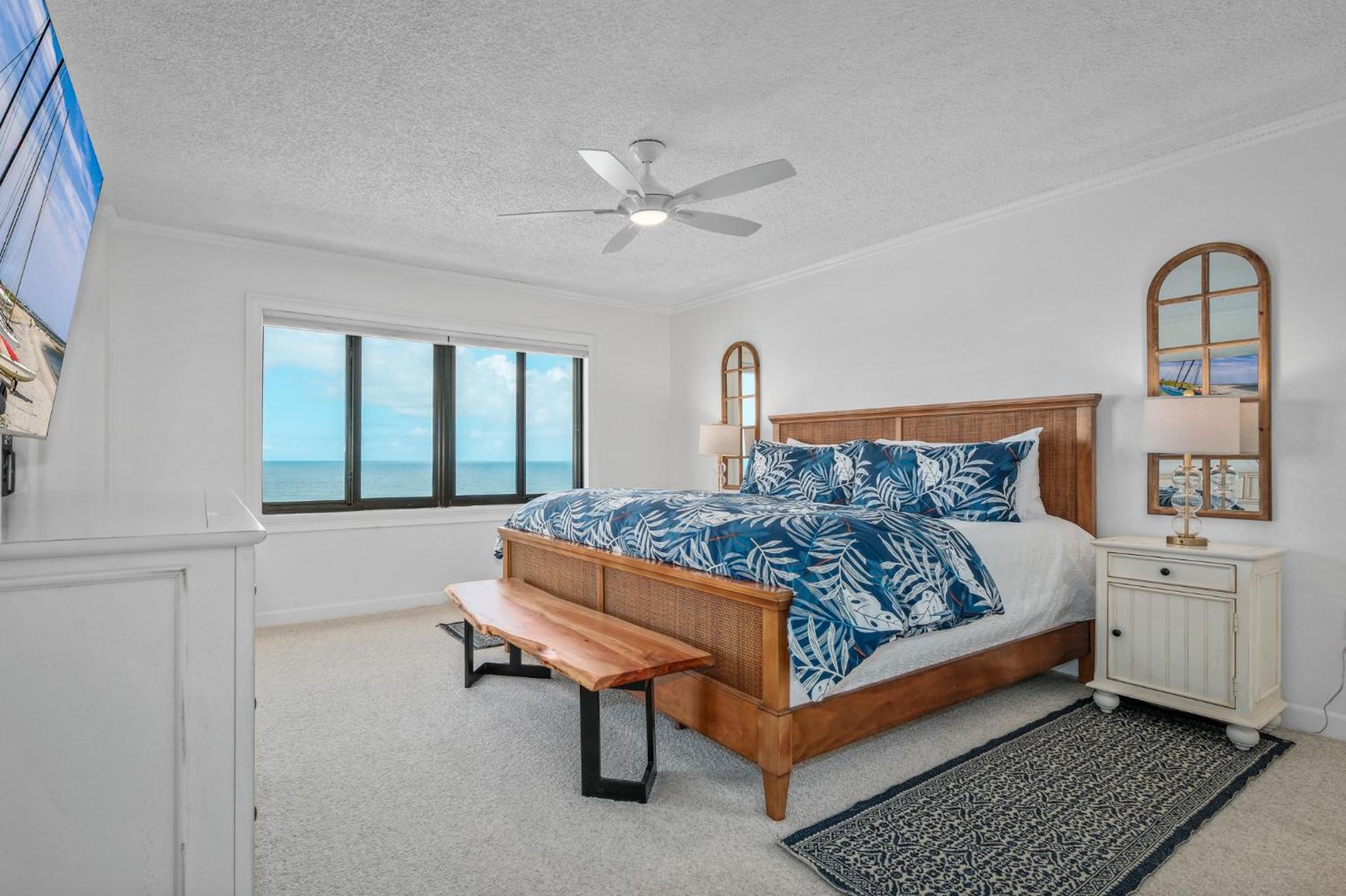 Luxury direct oceanfront corner penthouse with heated pool and garage parking