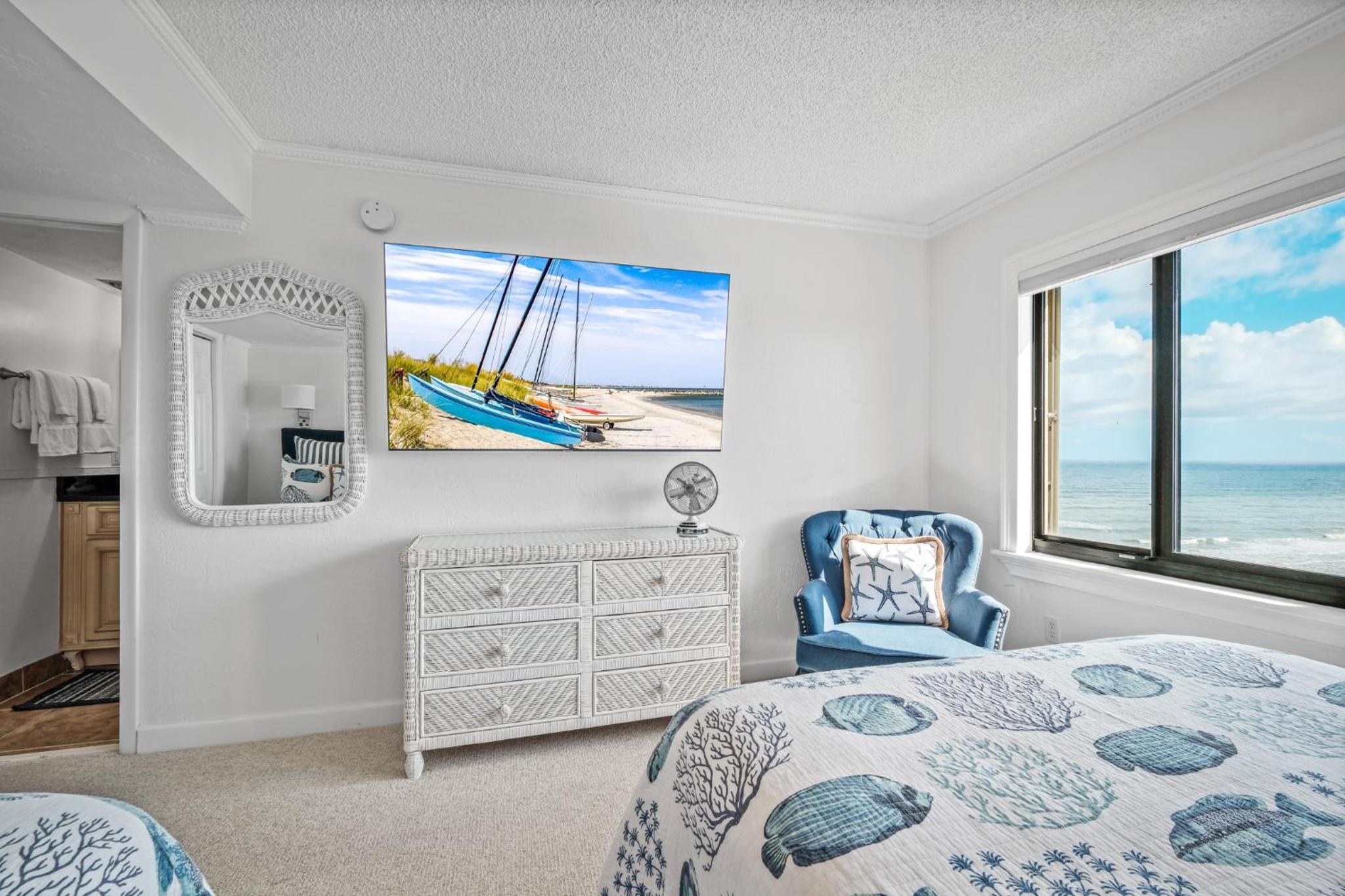 Luxury direct oceanfront corner penthouse with heated pool and garage parking