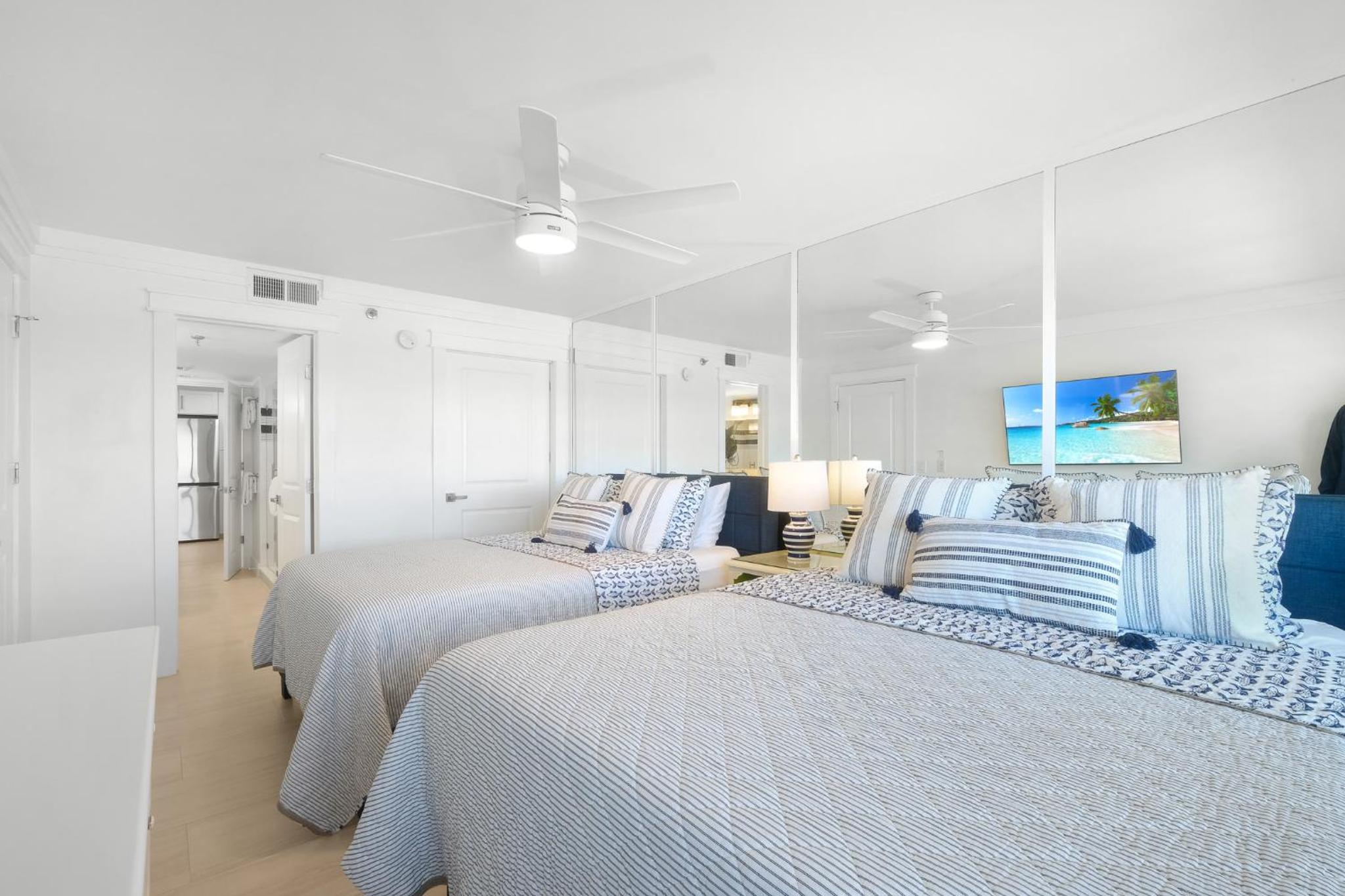 Luxury direct oceanfront corner with large private balcony, heated pool and garage