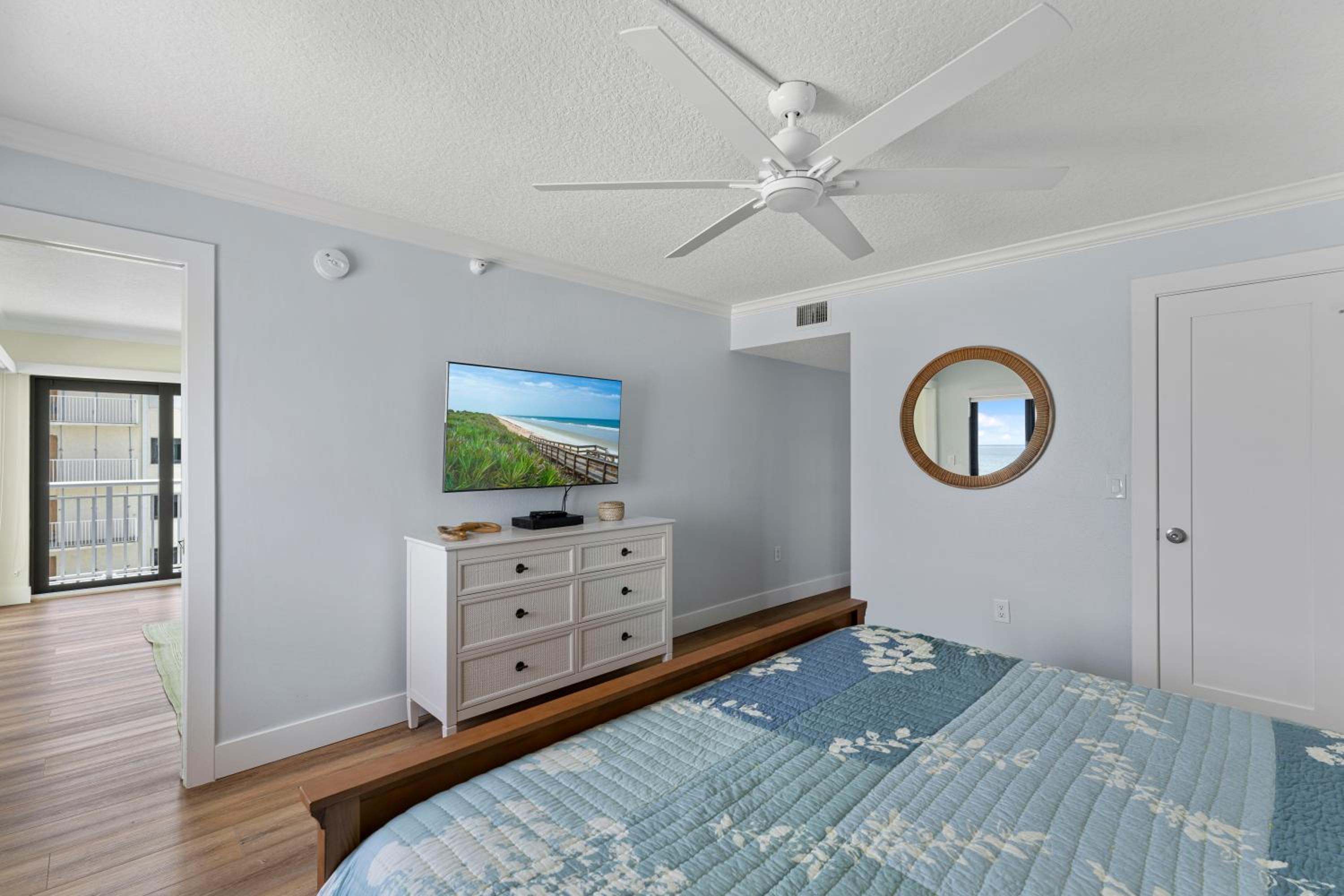Updated direct oceanfront corner condo with large wrap-around balcony and heated pool
