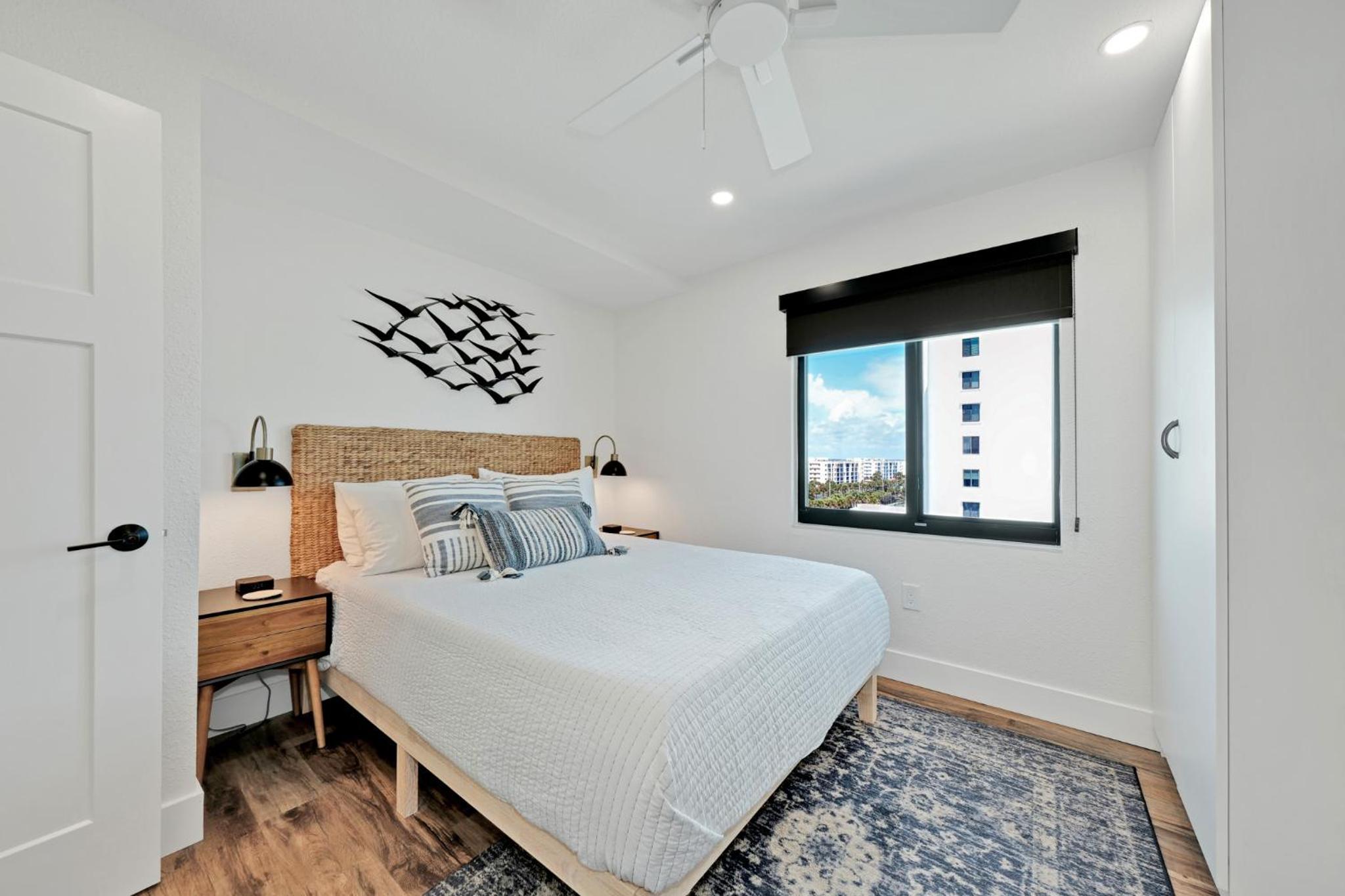 Direct oceanfront corner penthouse with huge wrap-around balcony offering beach and pool views