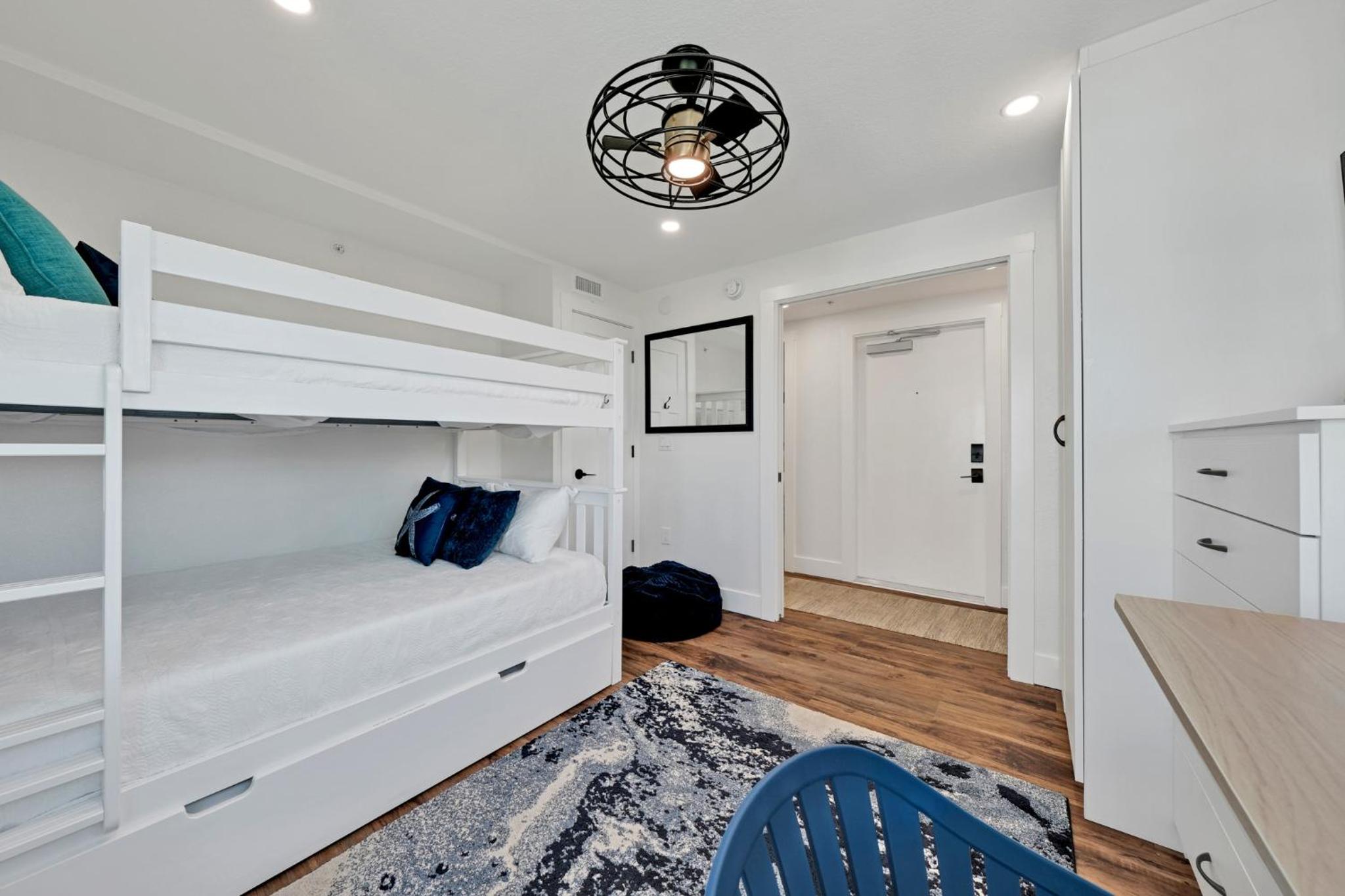 Direct oceanfront corner penthouse with huge wrap-around balcony offering beach and pool views