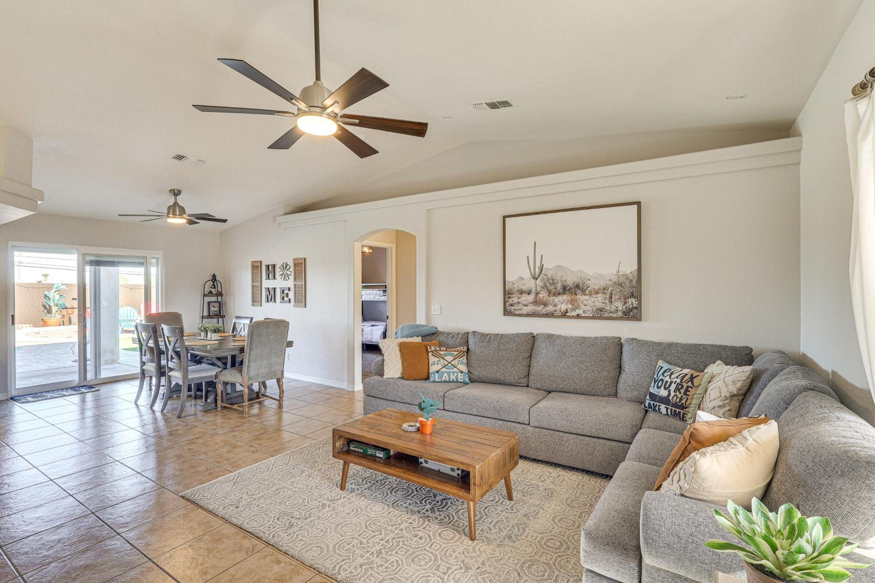 Pool, Games and Views! Lake Havasu City Family Home