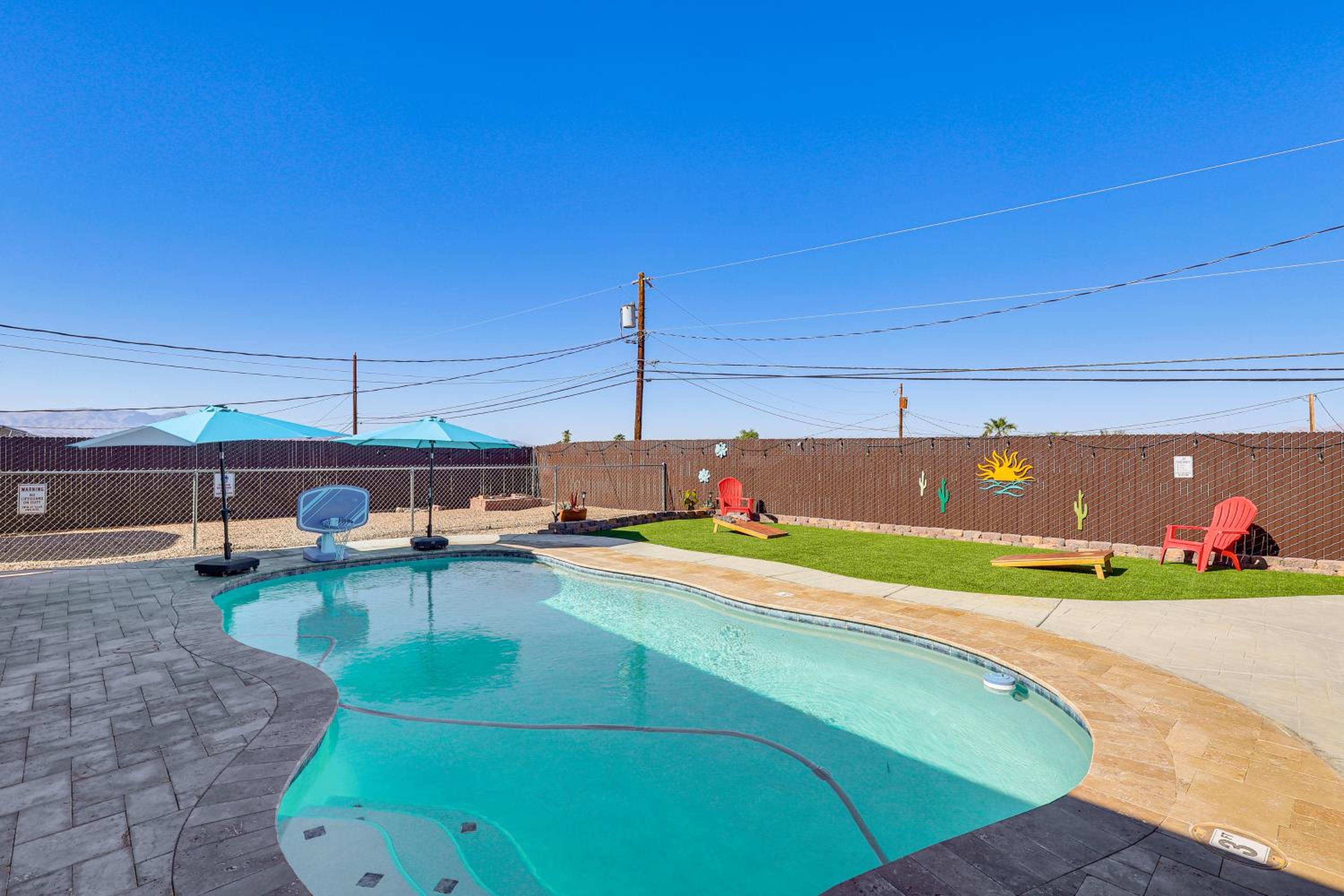 Pool, Games and Views! Lake Havasu City Family Home